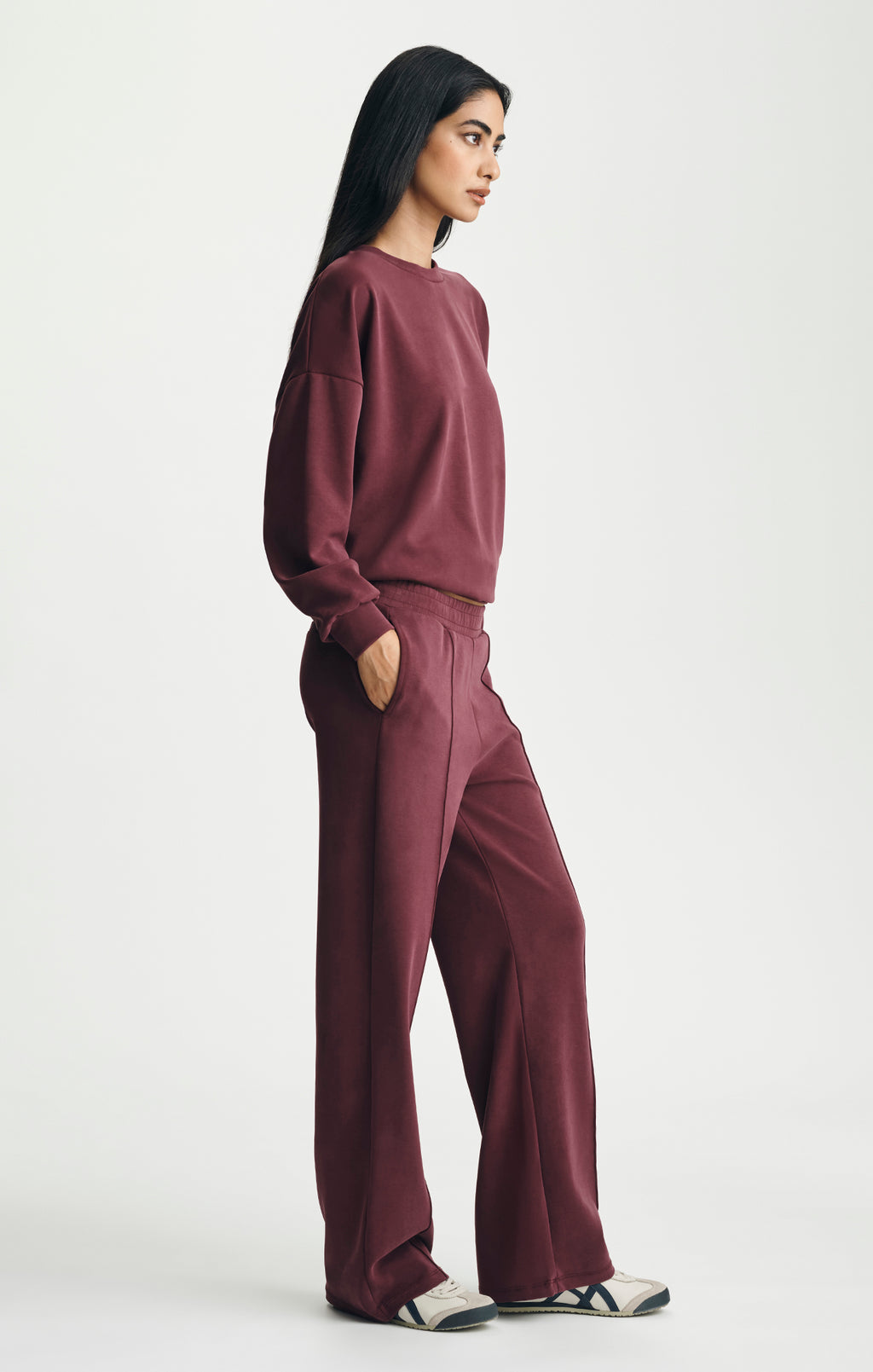 LUXE TOUCH TENCEL™ PANTS IN PORT ROYALE - Mavi Jeans