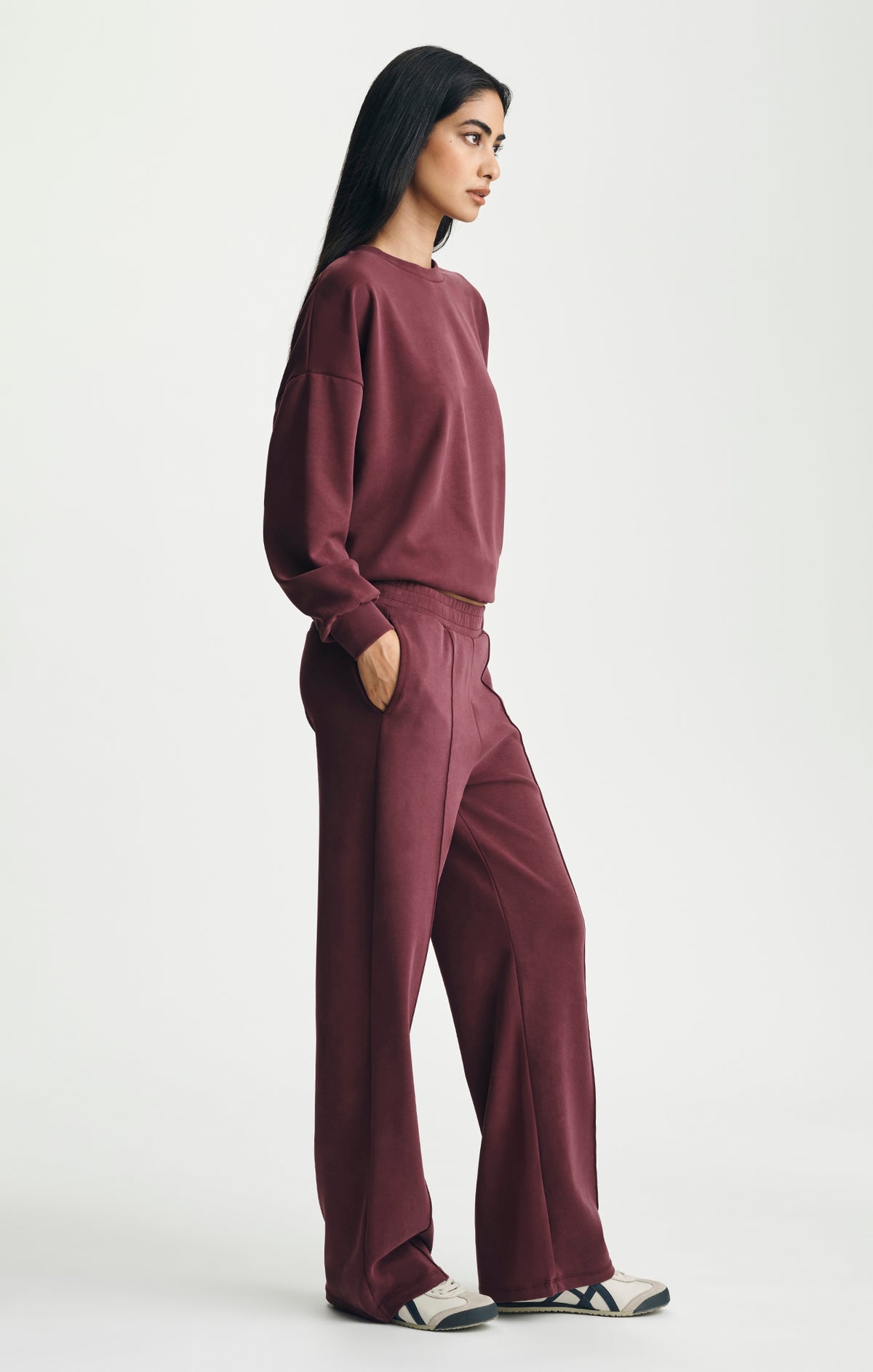 LUXE TOUCH TENCEL™ PANTS IN PORT ROYALE - Mavi Jeans