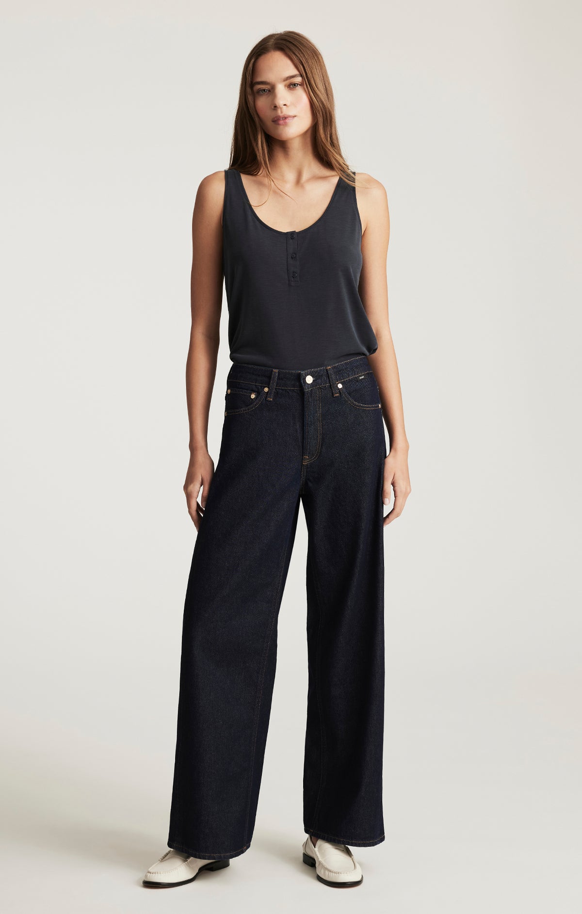 SIENA WIDE LEG IN RINSE CLASSIC DENIM