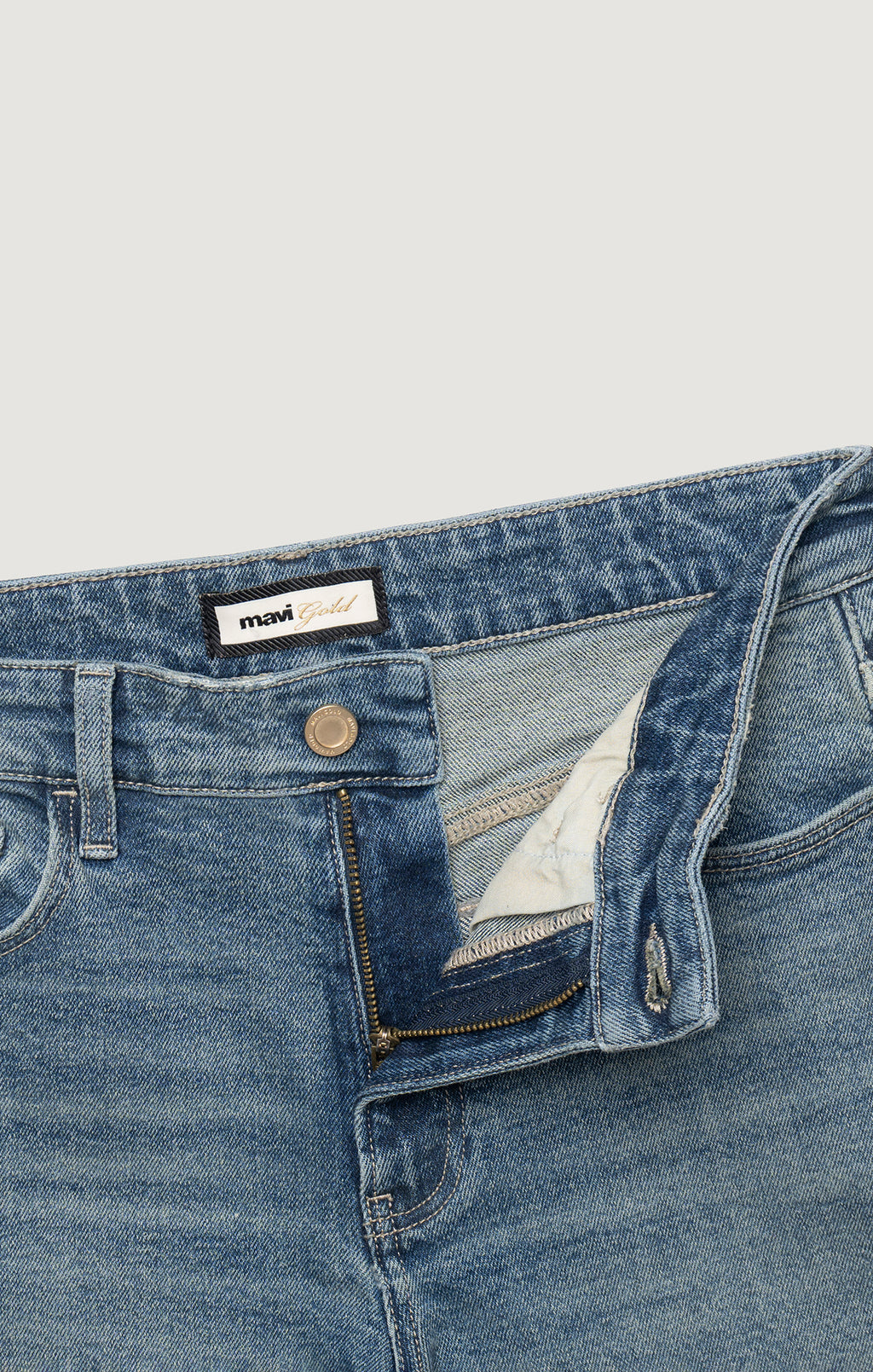 TAYLOR STRAIGHT LEG IN MID USED GOLD PREMIUM - Mavi Jeans