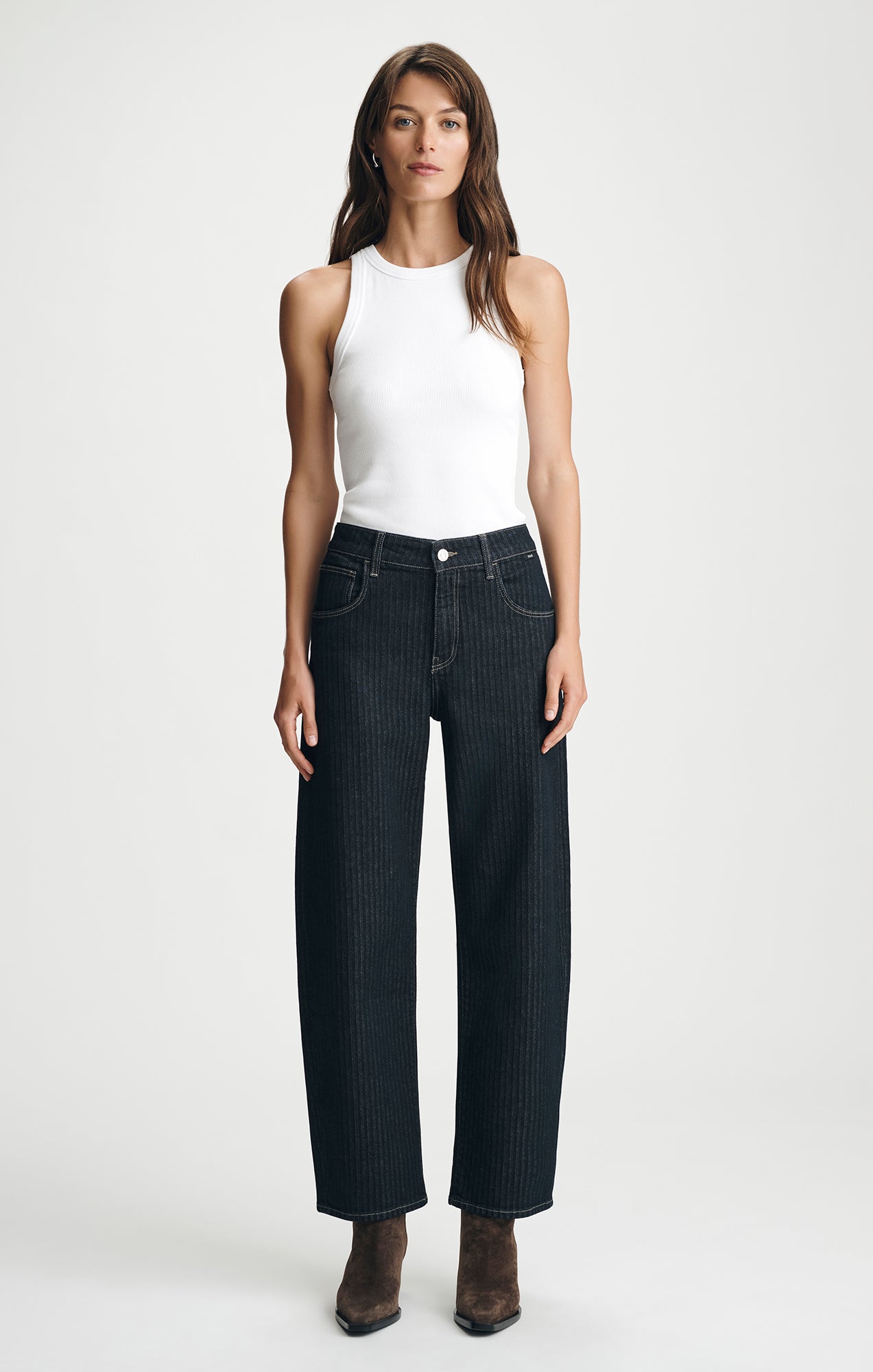 NICA BARREL IN DARK DENIM - Mavi Jeans