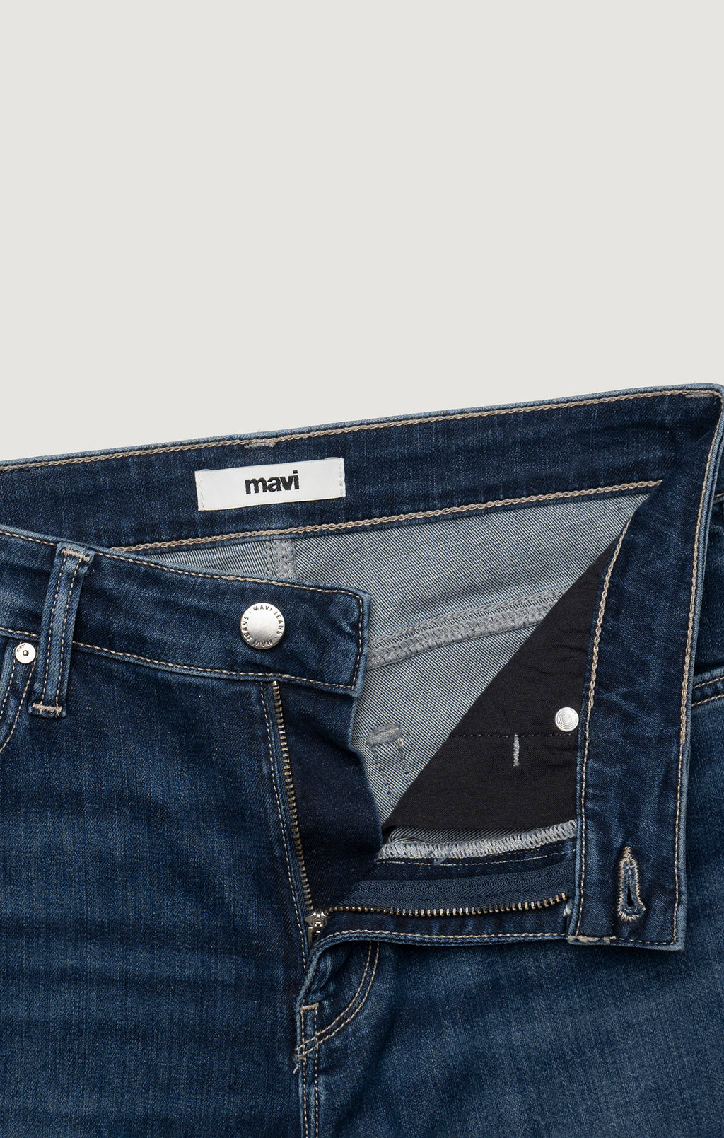 PALOMA WIDE LEG IN DARK BLUE FEATHER LUXE - Mavi Jeans