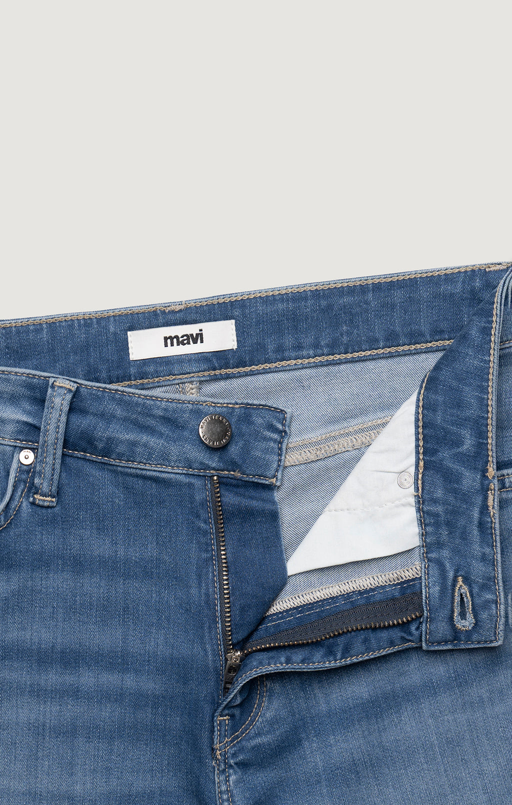 PALOMA WIDE LEG IN LIGHT BRUSHED FEATHER LUXE - Mavi Jeans