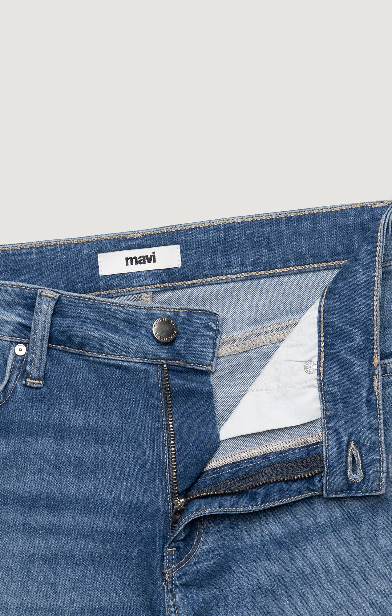 PALOMA WIDE LEG IN LIGHT BRUSHED FEATHER LUXE - Mavi Jeans