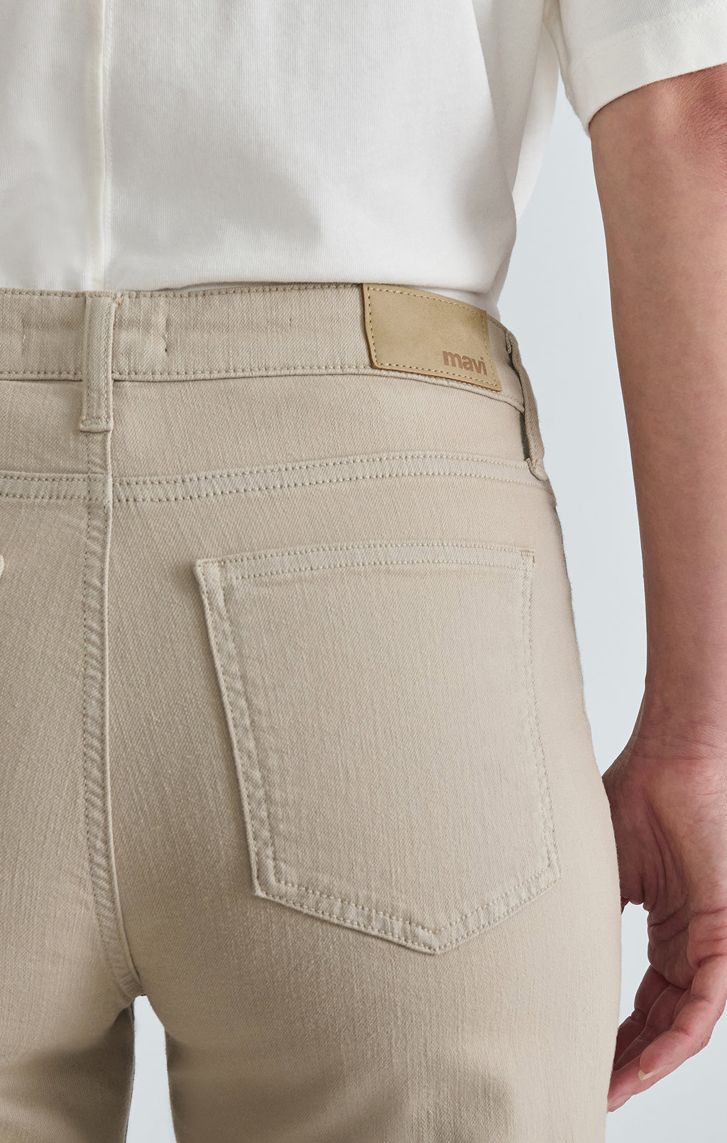 PALOMA WIDE LEG IN DESERT KHAKI FLEX BLUE - Mavi Jeans