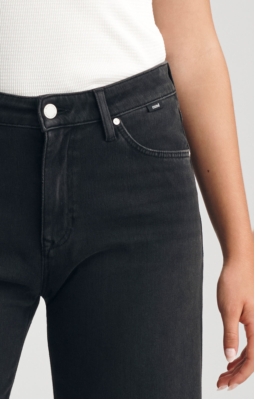 PALOMA WIDE LEG IN DARK SMOKE MOVE - Mavi Jeans