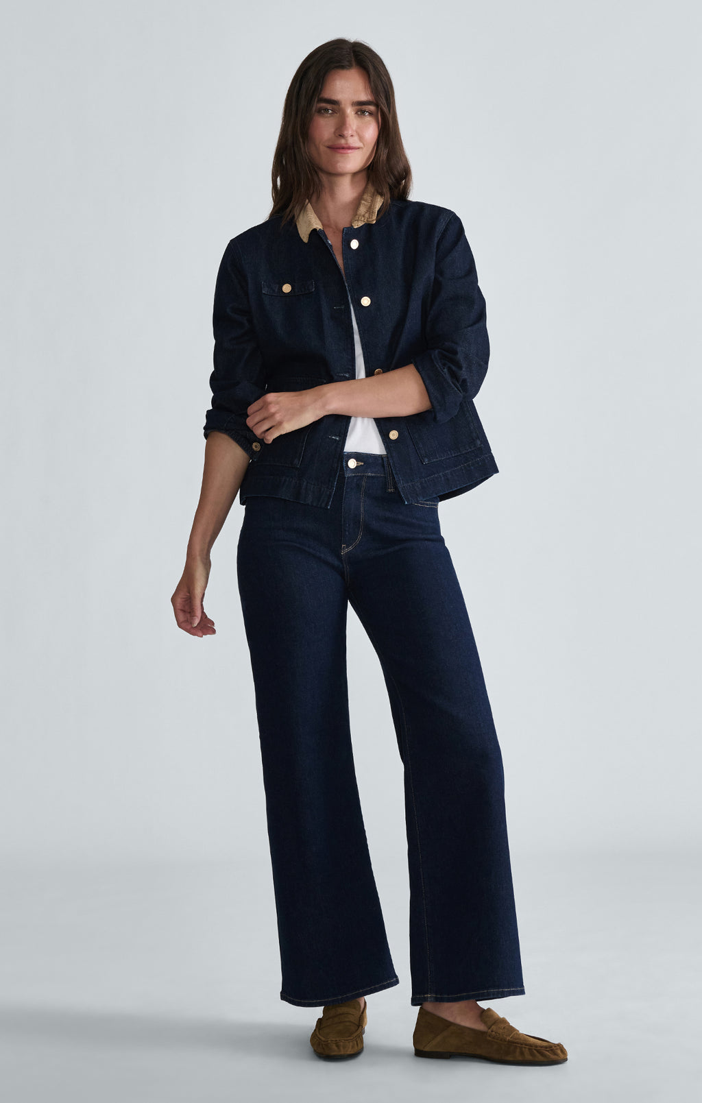 PALOMA WIDE LEG IN RINSE GOLD PREMIUM - Mavi Jeans
