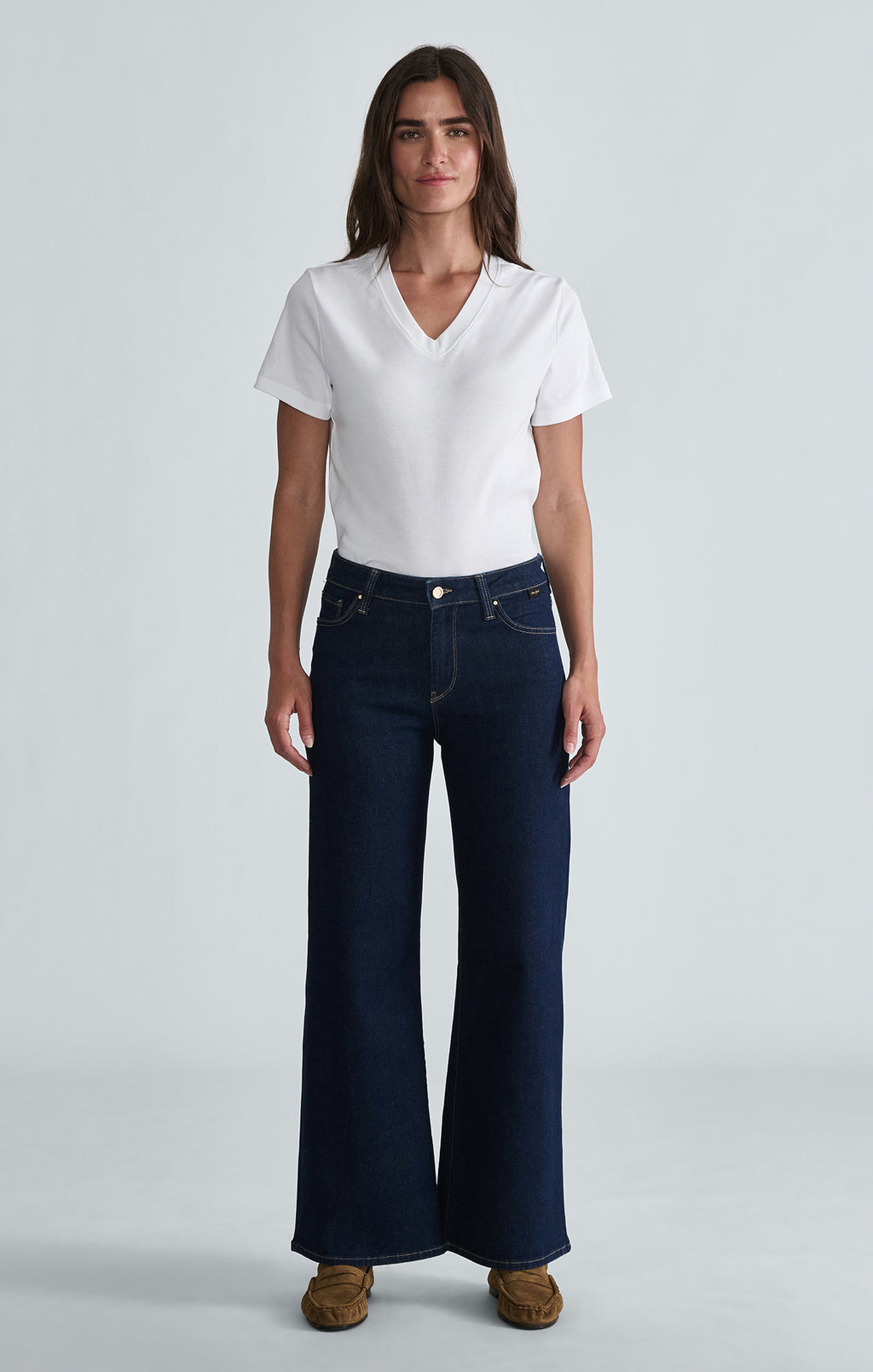 PALOMA WIDE LEG IN RINSE GOLD PREMIUM - Mavi Jeans
