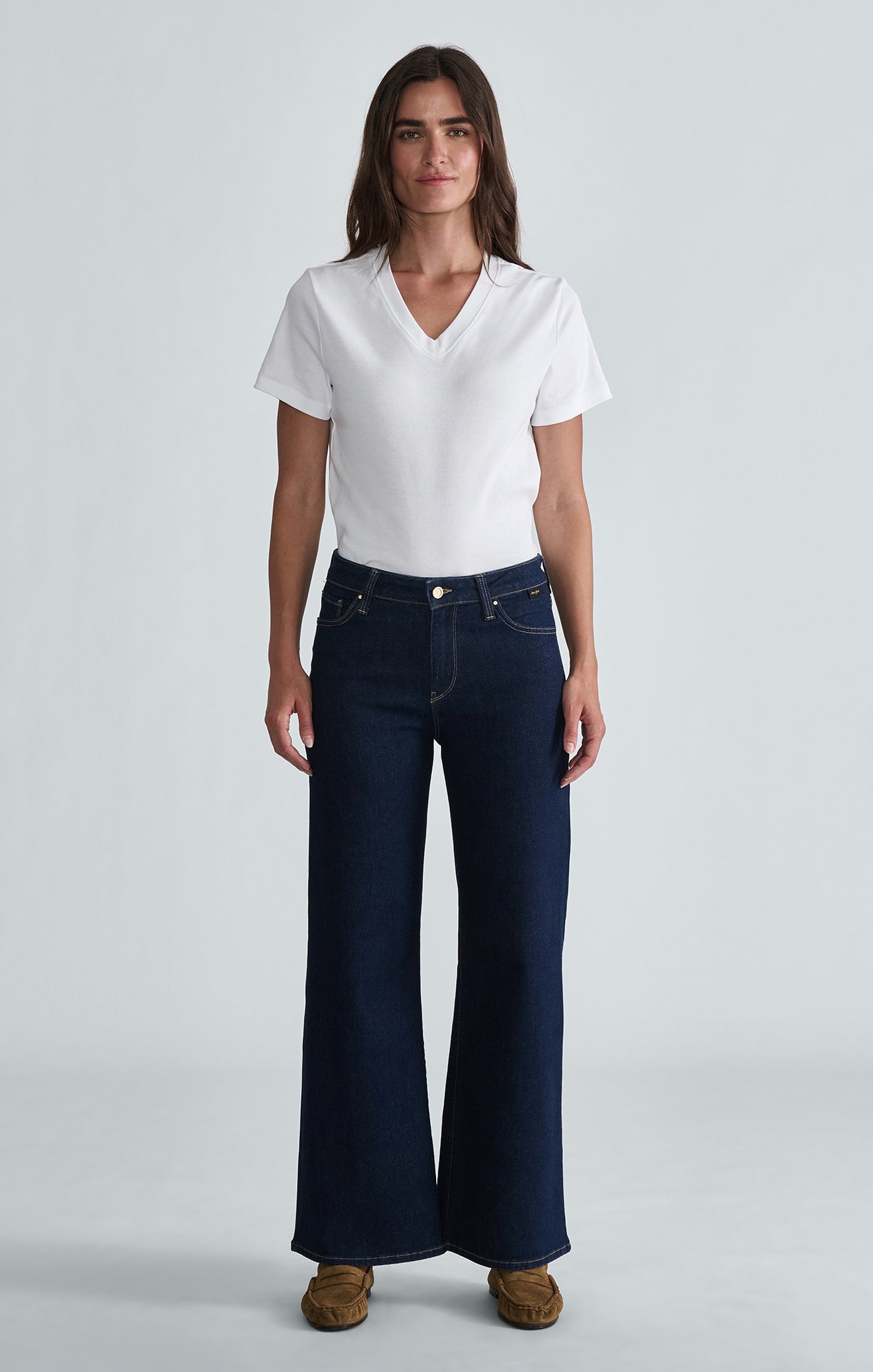PALOMA WIDE LEG IN RINSE GOLD PREMIUM - Mavi Jeans