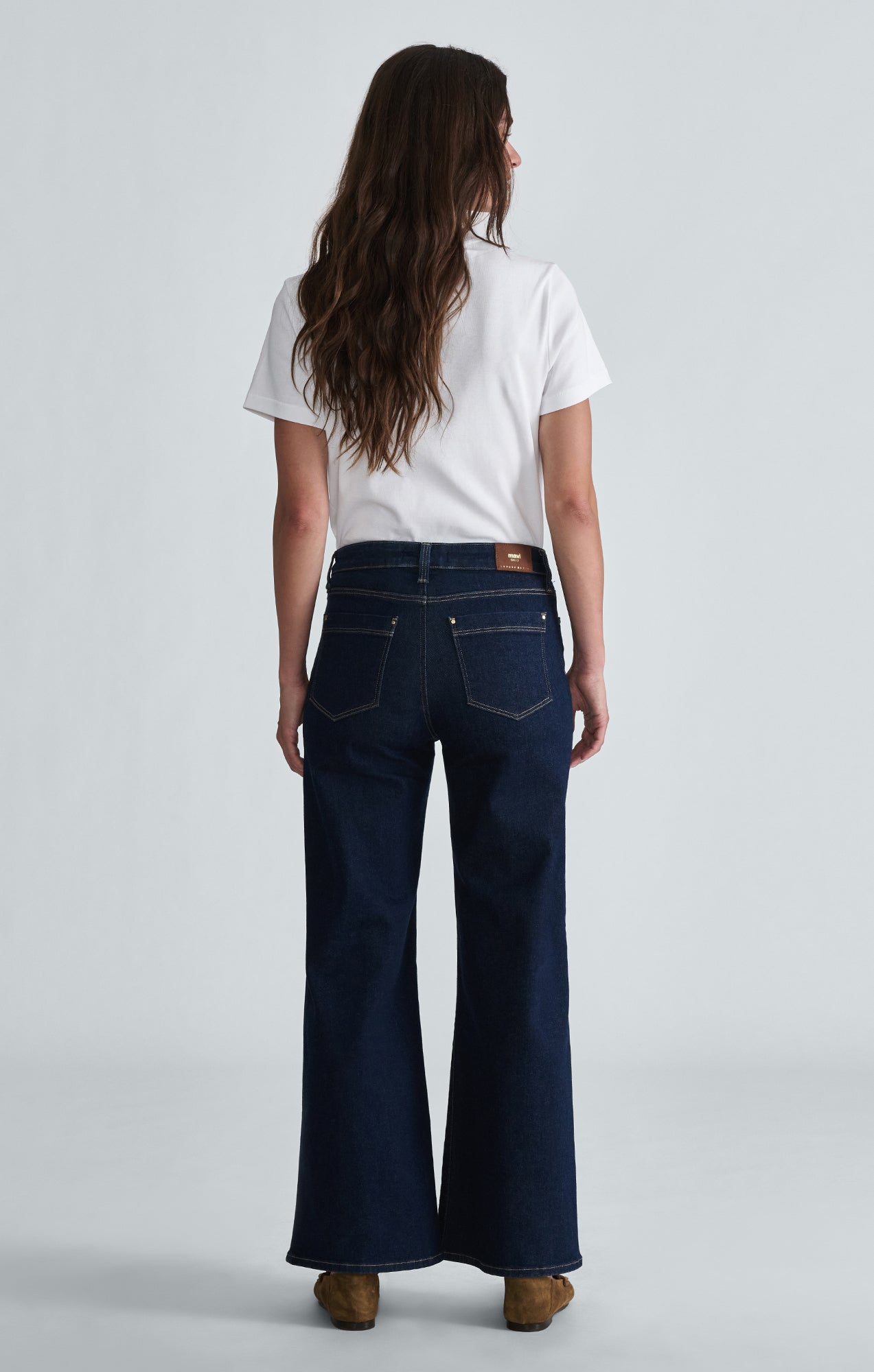 PALOMA WIDE LEG IN RINSE GOLD PREMIUM - Mavi Jeans