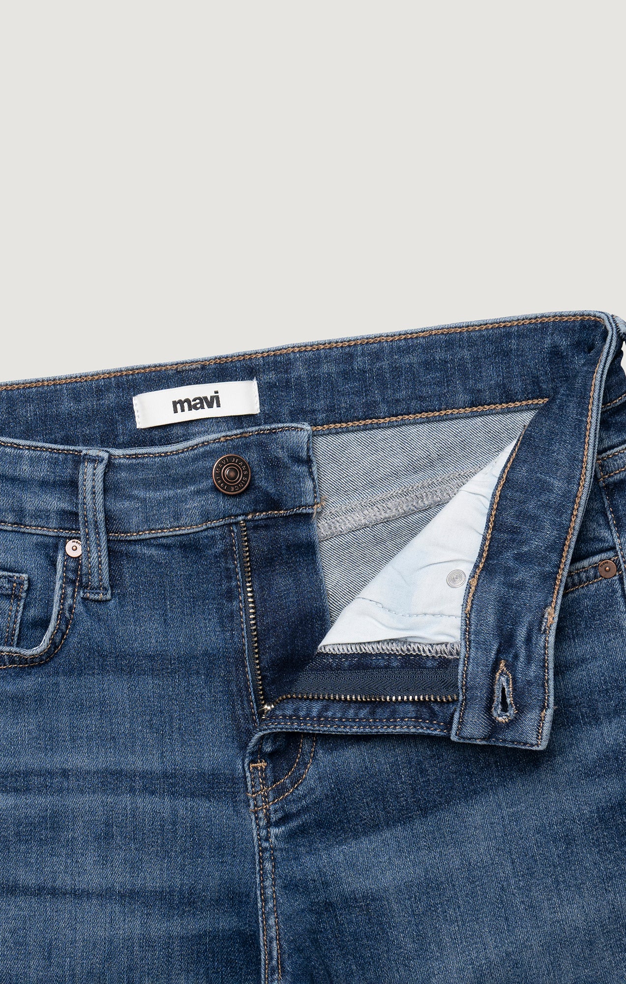 VICKY BOOTCUT IN DARK BRUSHED FLEX BLUE - Mavi Jeans