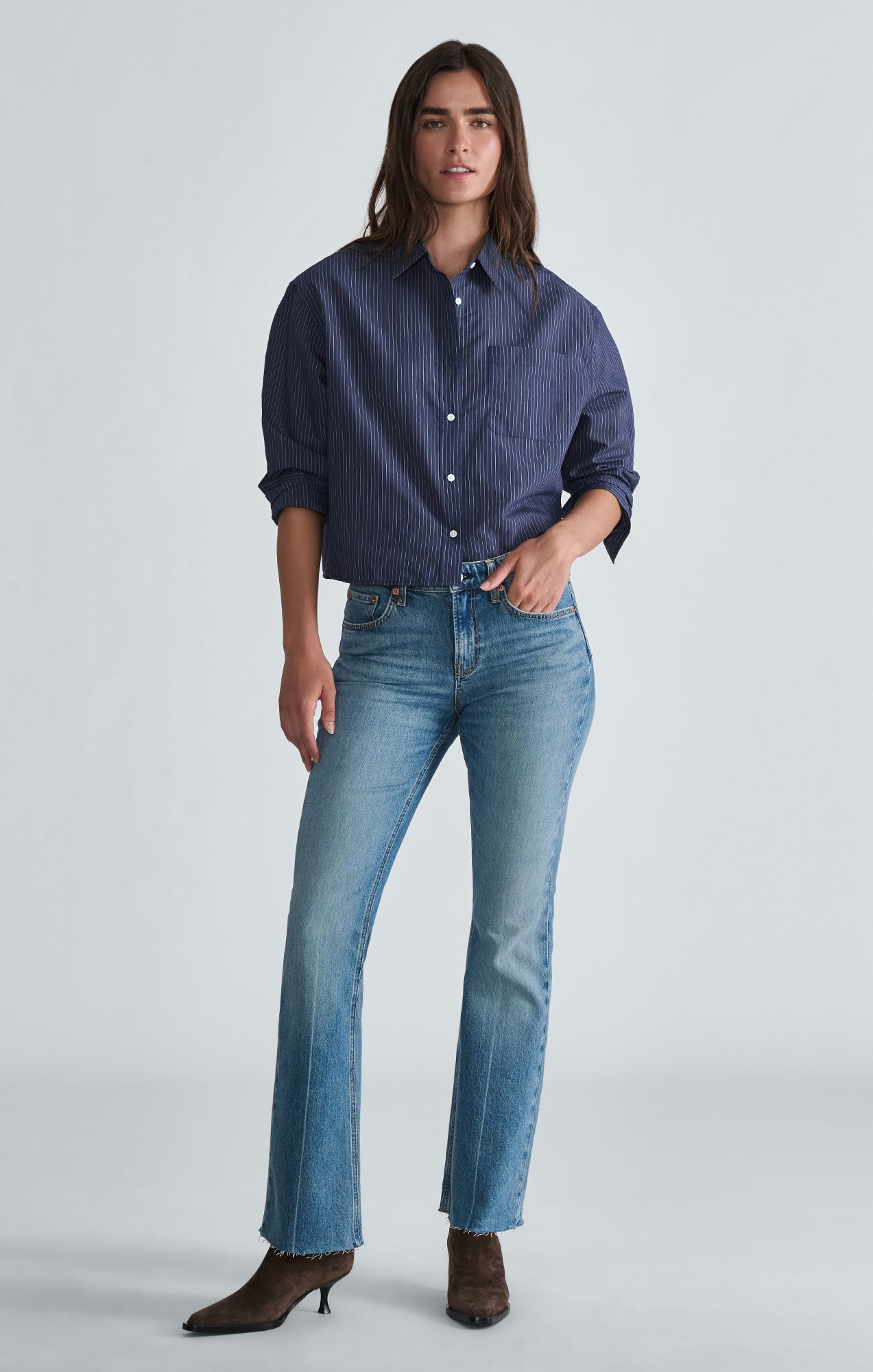 VICKY BOOTCUT IN MID SHADED CLASSIC BLUE - Mavi Jeans