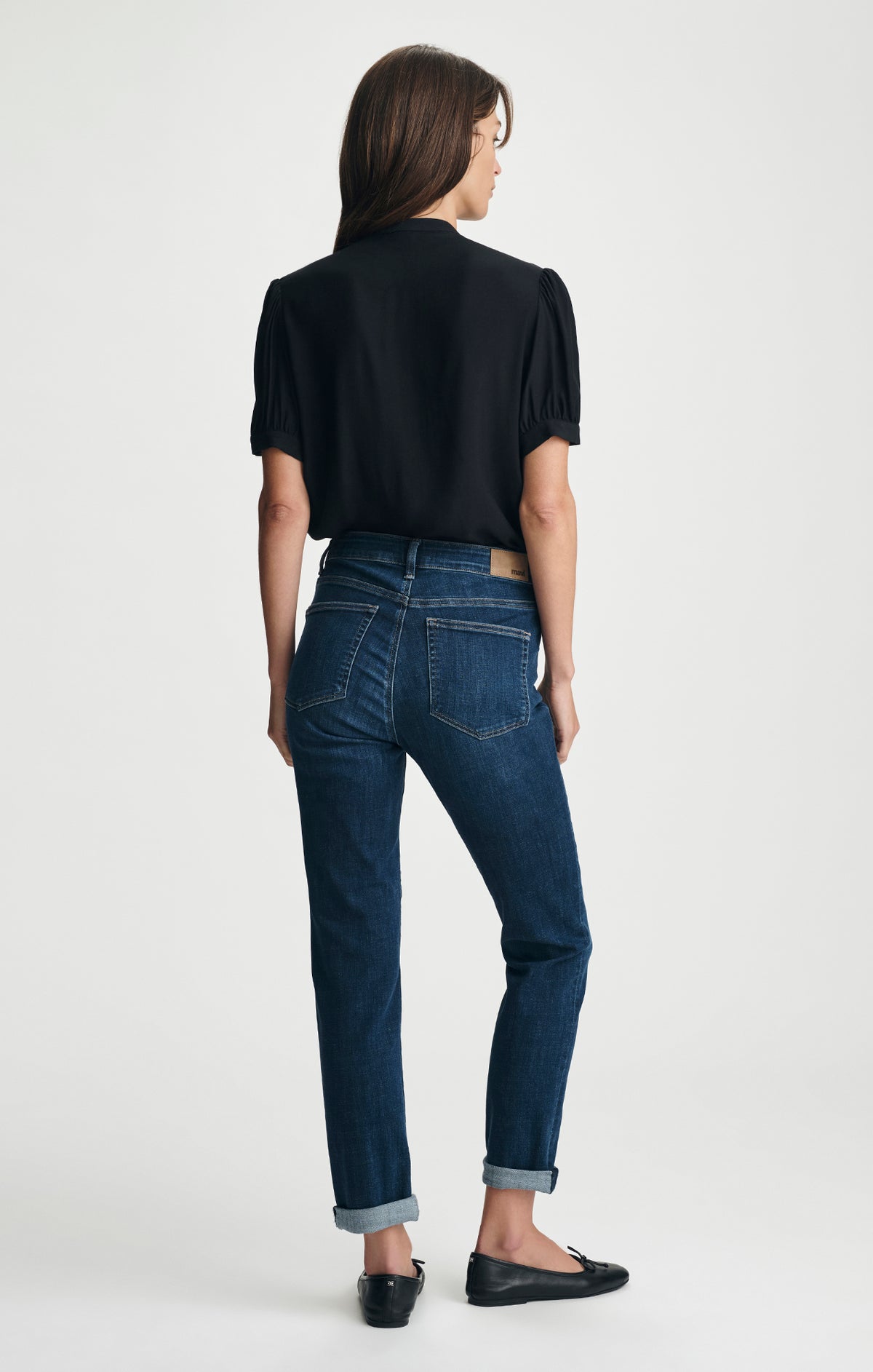 KATHLEEN SLIM BOYFRIEND IN DARK BLUE FEATHER BLUE - Mavi Jeans