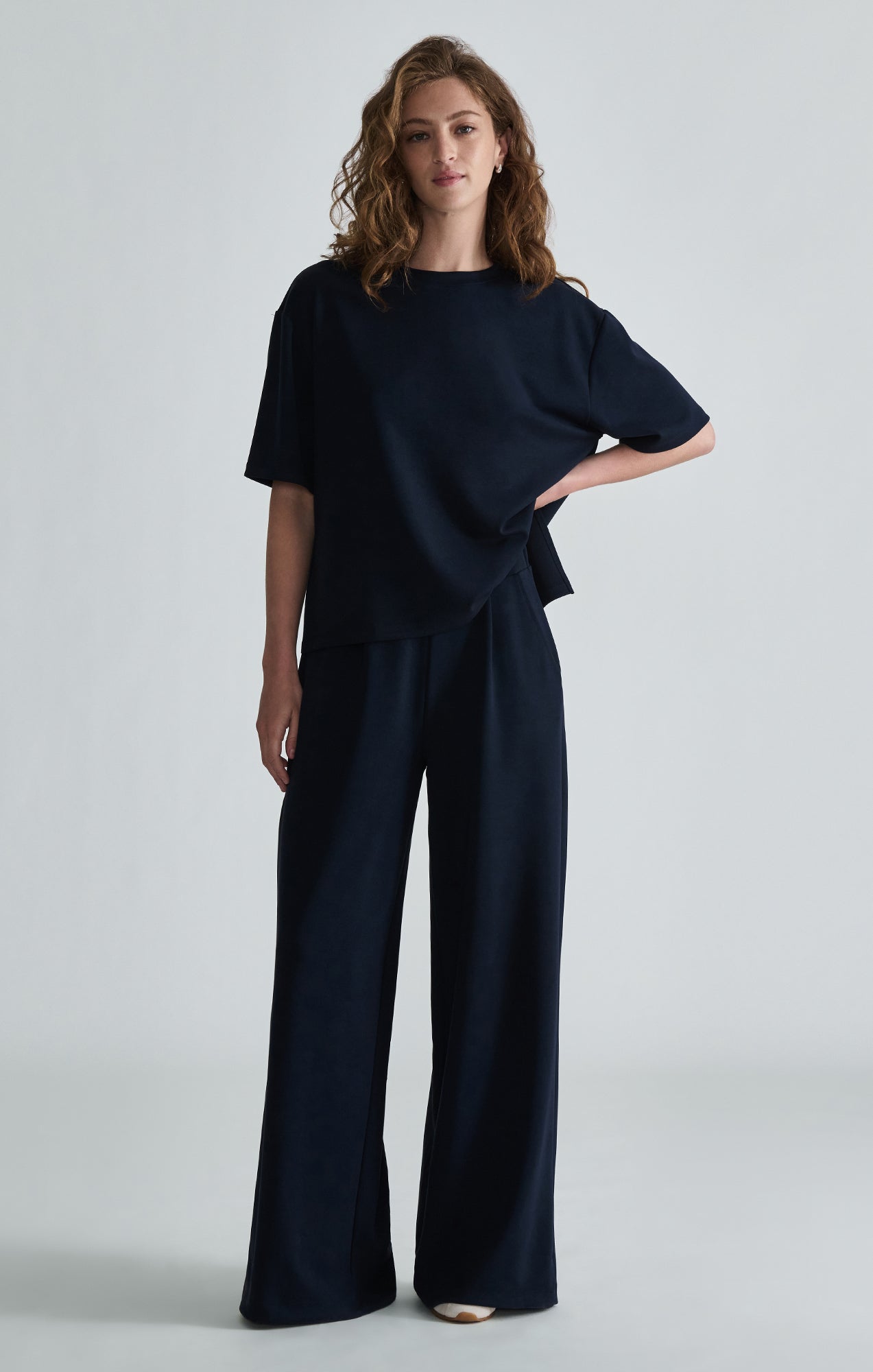 LUXE TOUCH TENCEL™ PANTS IN MEDIEVAL BLUE - Mavi Jeans