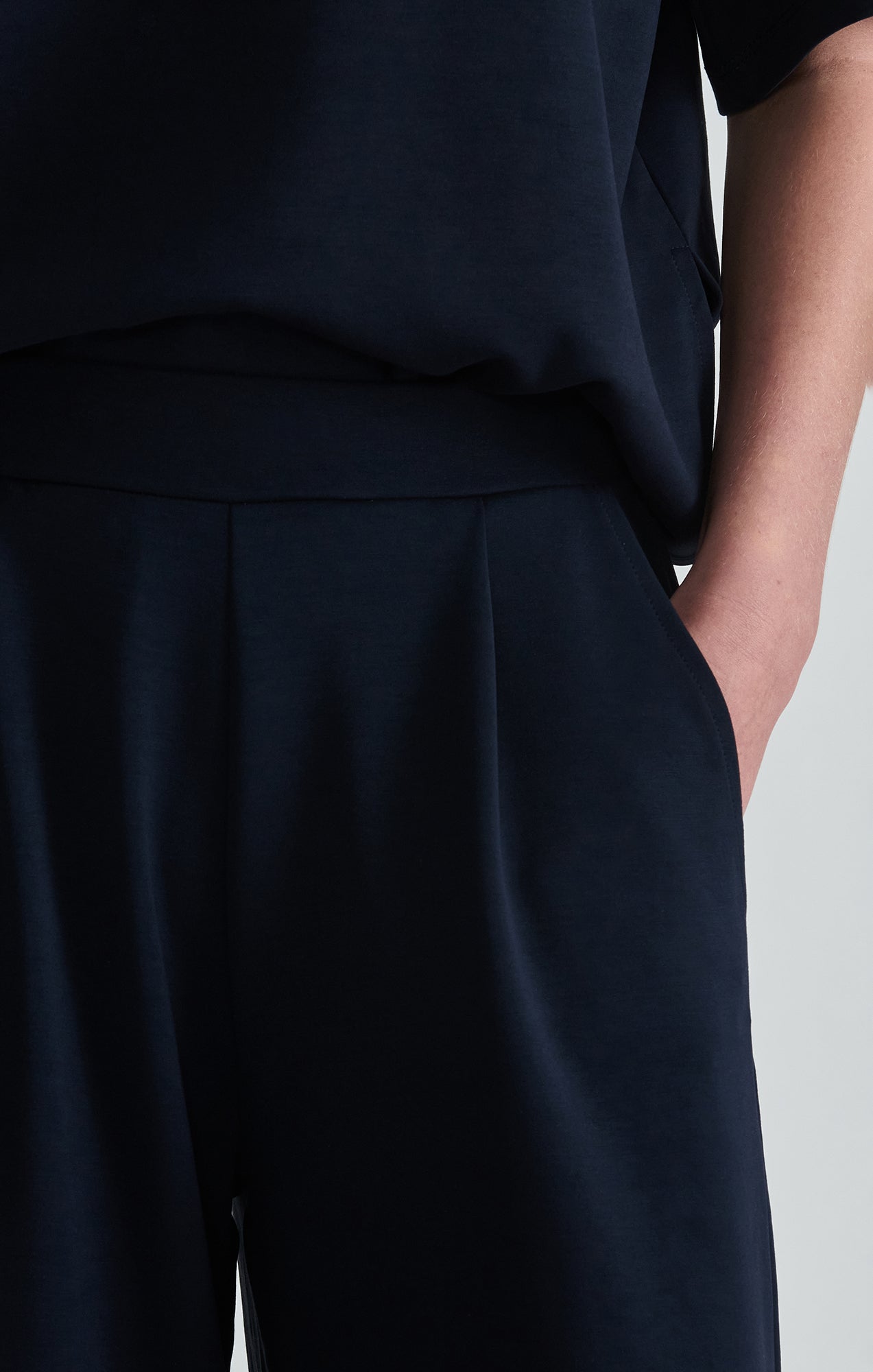 LUXE TOUCH TENCEL™ PANTS IN MEDIEVAL BLUE - Mavi Jeans