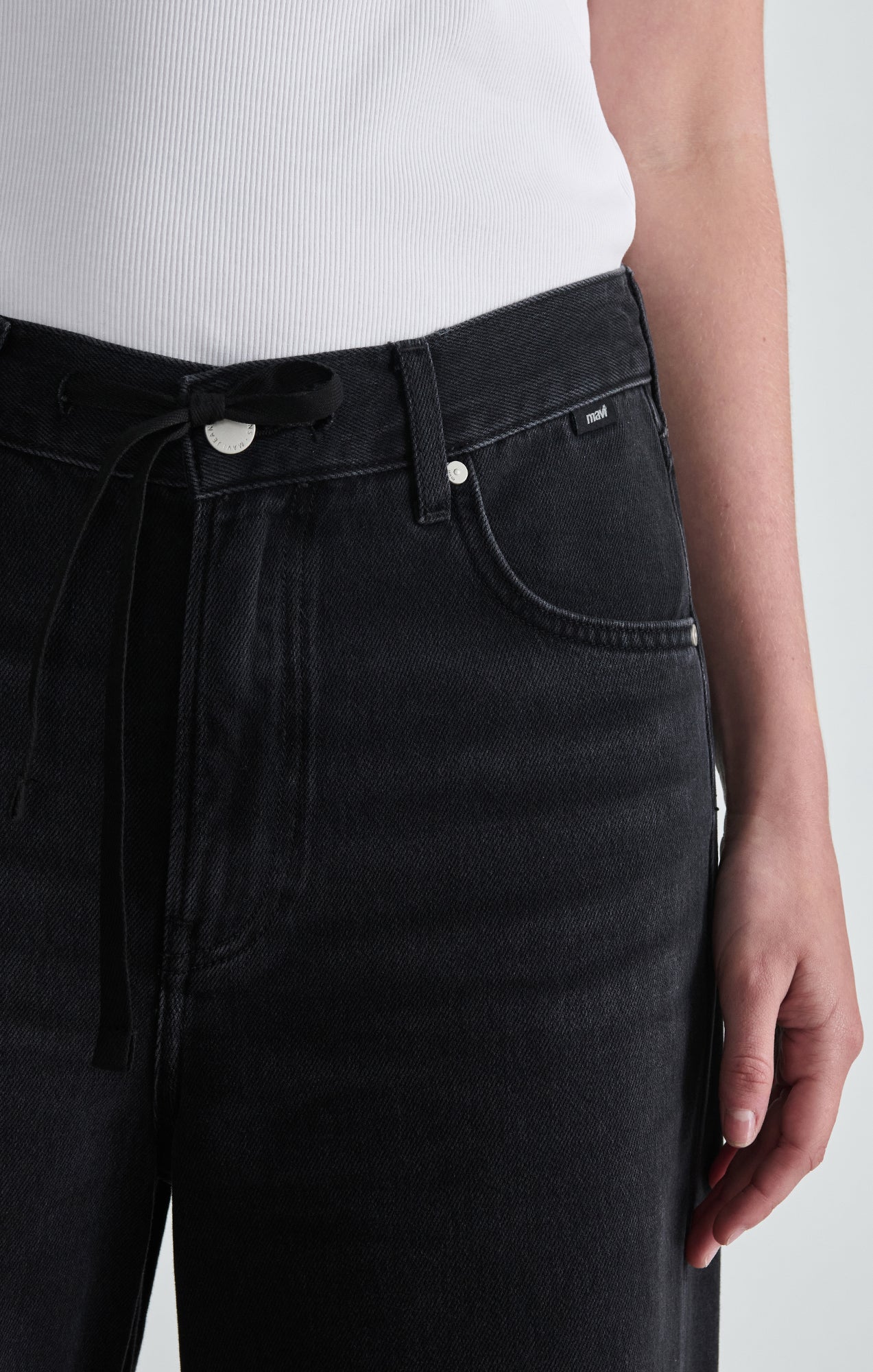 NELLA WIDE LEG IN DARK SMOKE WELL BLUE - Mavi Jeans