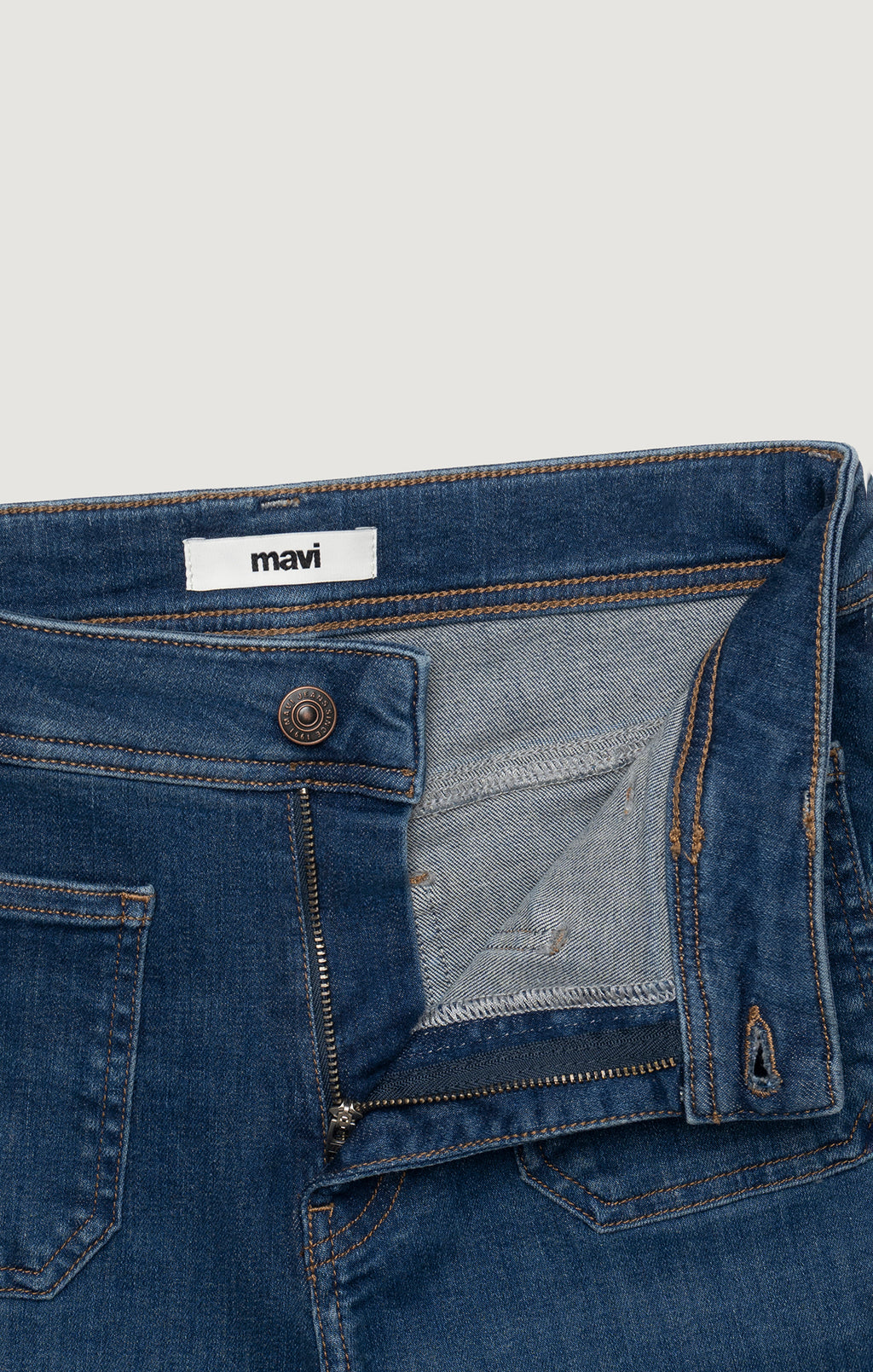 PALOMA MARINE WIDE LEG IN MID SHADED FLEX BLUE - Mavi Jeans