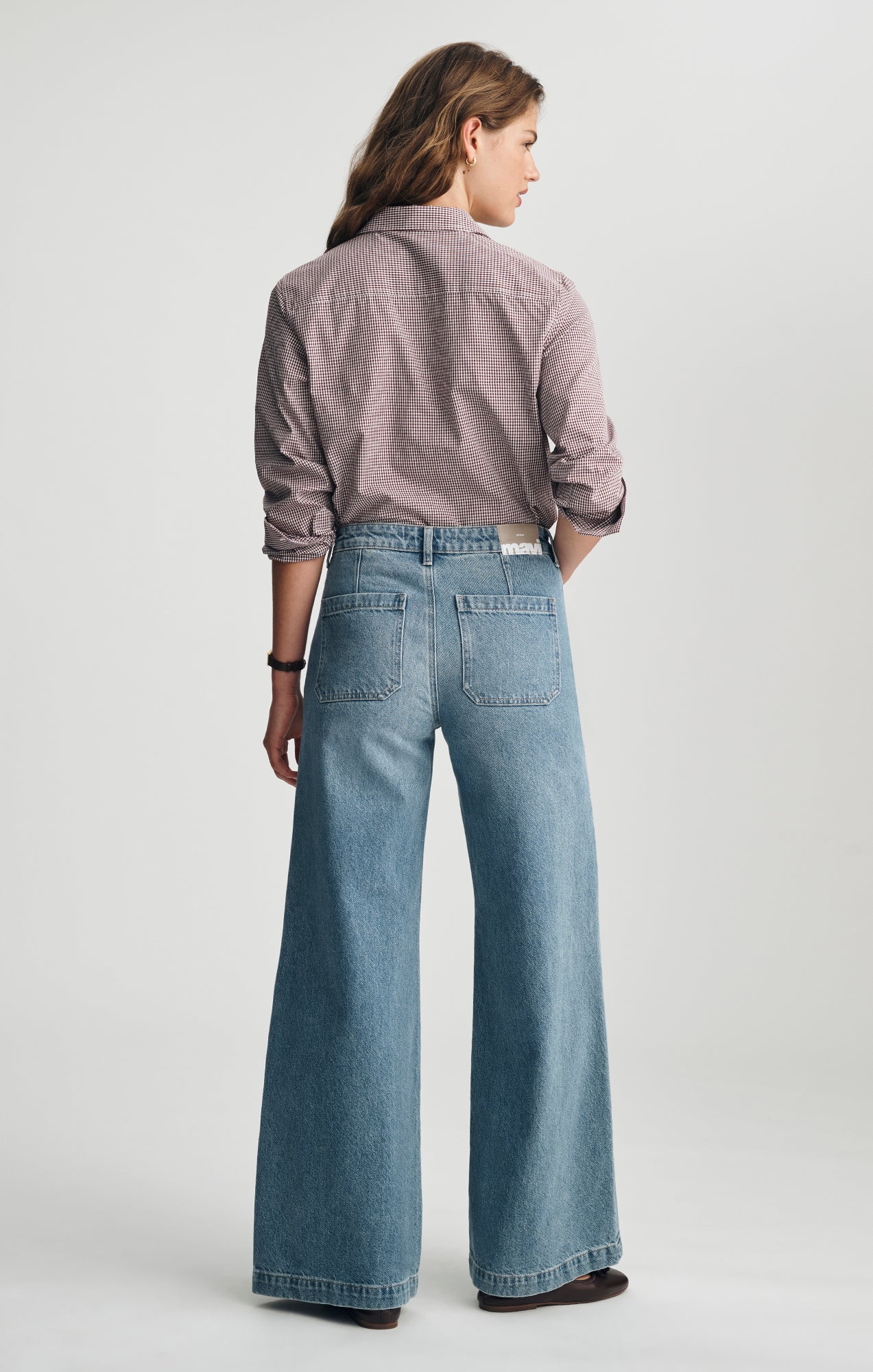 CHRISTINE WIDE LEG IN LIGHT USED CLASSIC DENIM - Mavi Jeans