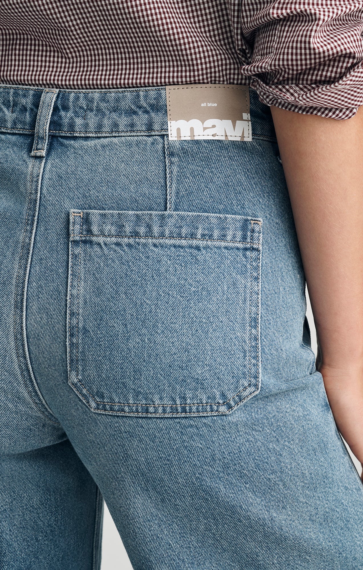 CHRISTINE WIDE LEG IN LIGHT USED CLASSIC DENIM - Mavi Jeans