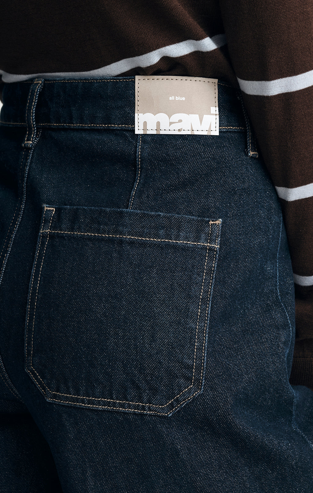 CHRISTINE WIDE LEG IN RINSE CLASSIC DENIM
