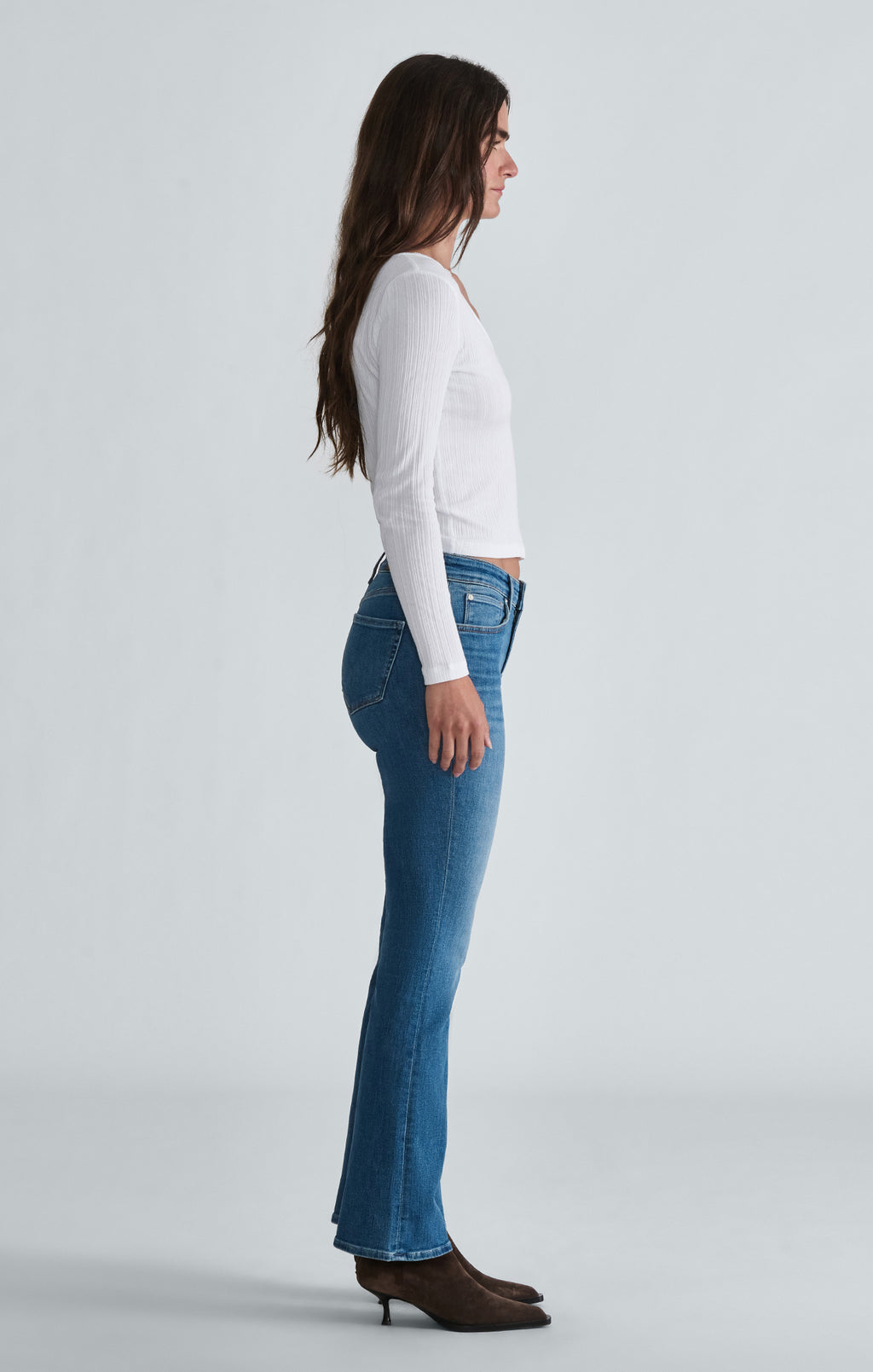 MOLLY BOOTCUT IN LIGHT BRUSHED FLEX BLUE - Mavi Jeans