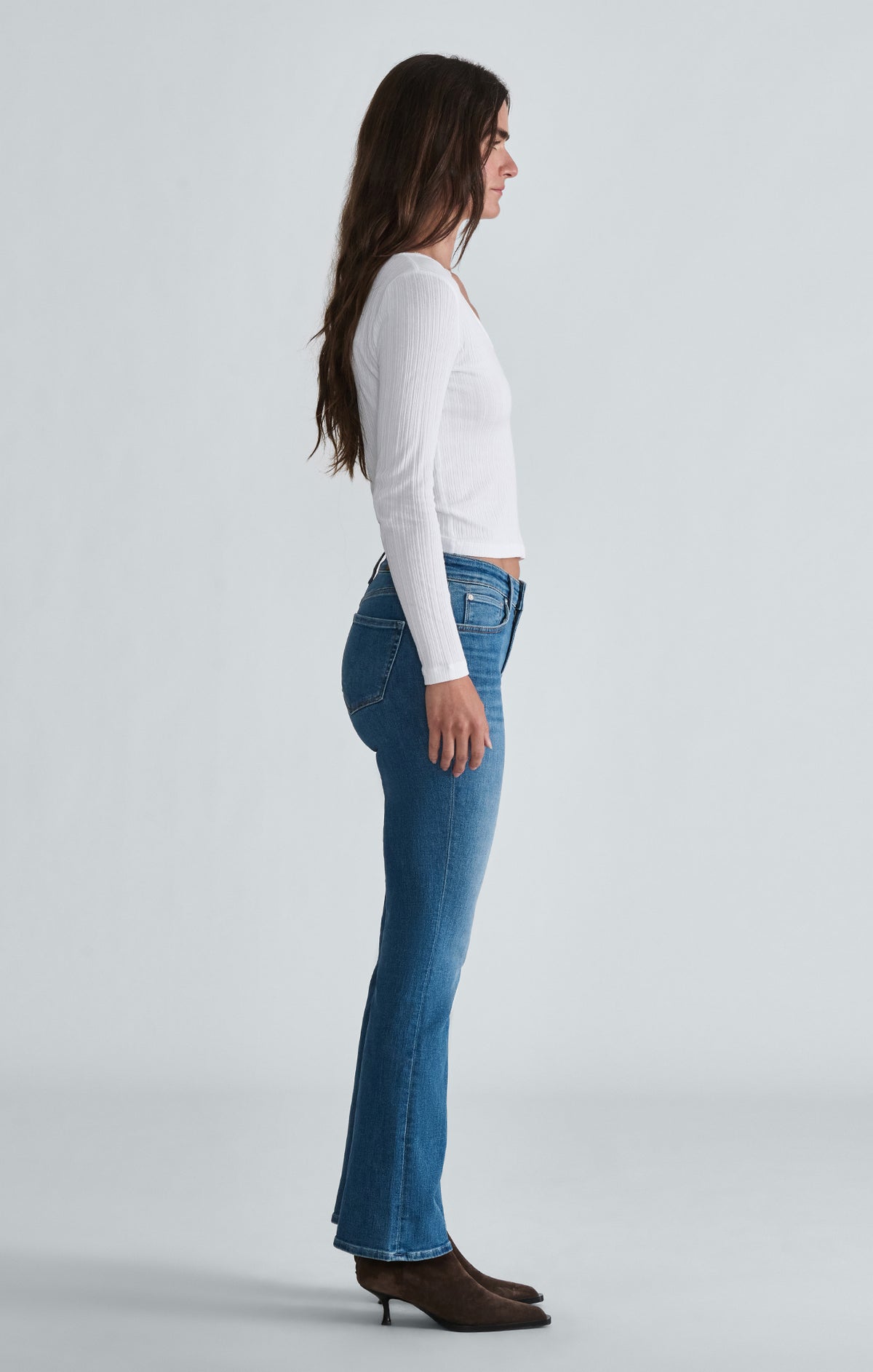 MOLLY BOOTCUT IN LIGHT BRUSHED FLEX BLUE - Mavi Jeans