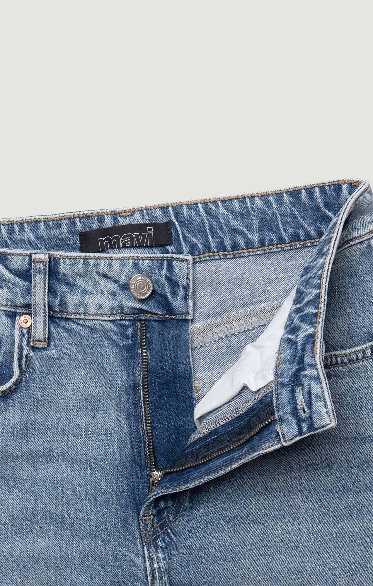 NEW YORK STRAIGHT LEG IN DARK VINTAGE CLASSIC BLUE - Mavi Jeans