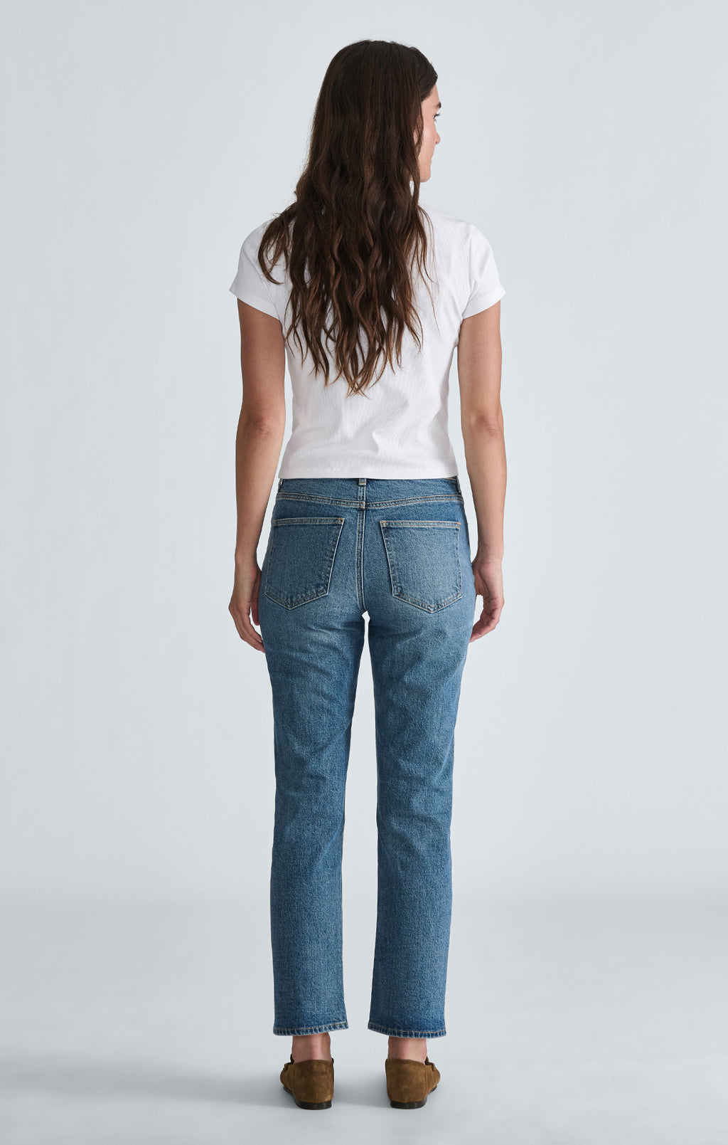 NEW YORK STRAIGHT LEG IN MID SHADED CLASSIC BLUE - Mavi Jeans