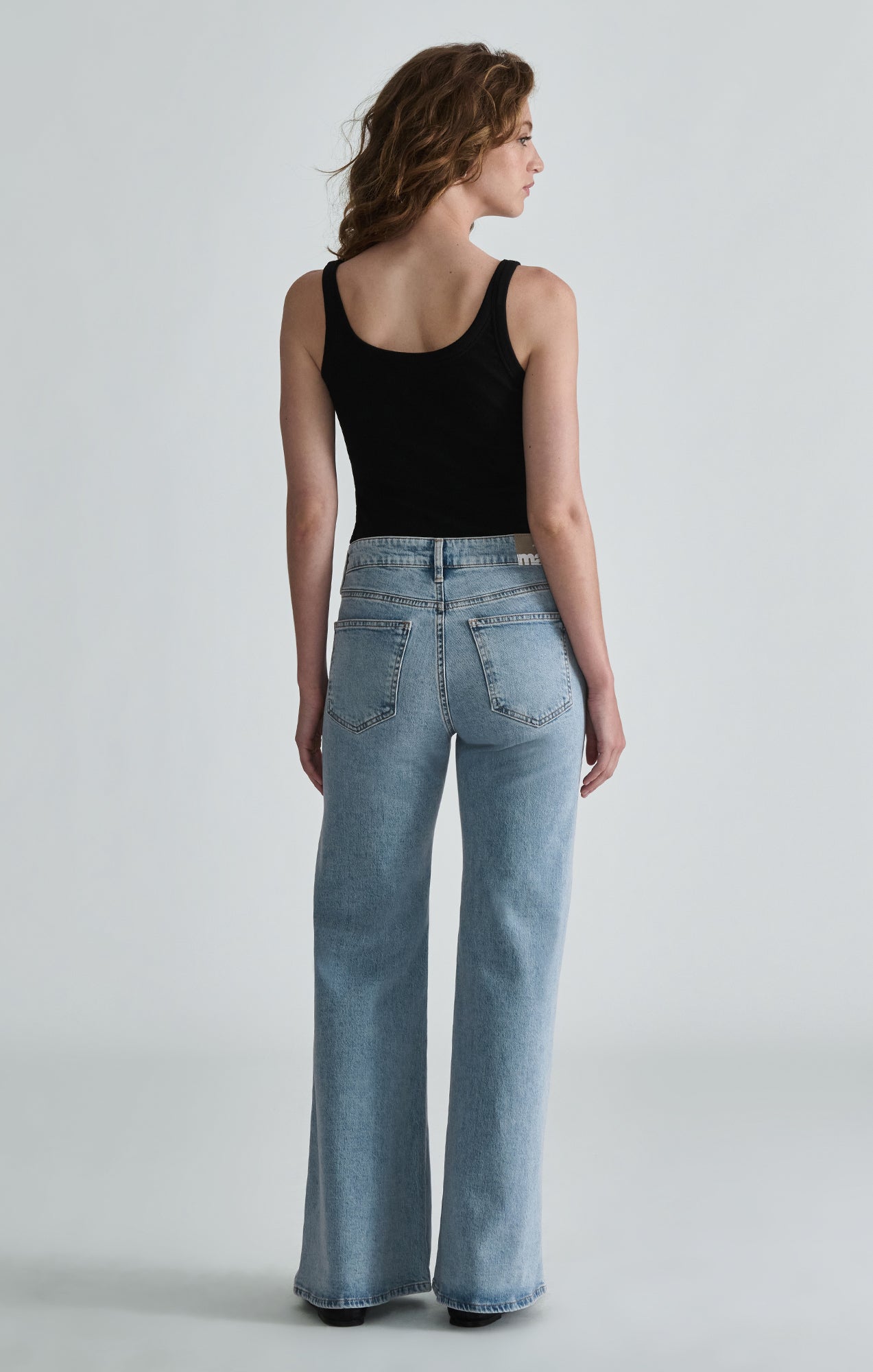 GRACE RELAXED FLARE IN BLEACHED CLASSIC BLUE - Mavi Jeans