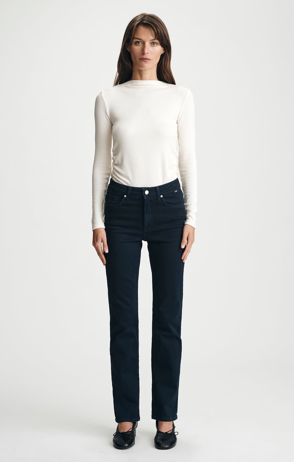 KENDRA STRAIGHT LEG IN INK FLEX BLUE - Mavi Jeans