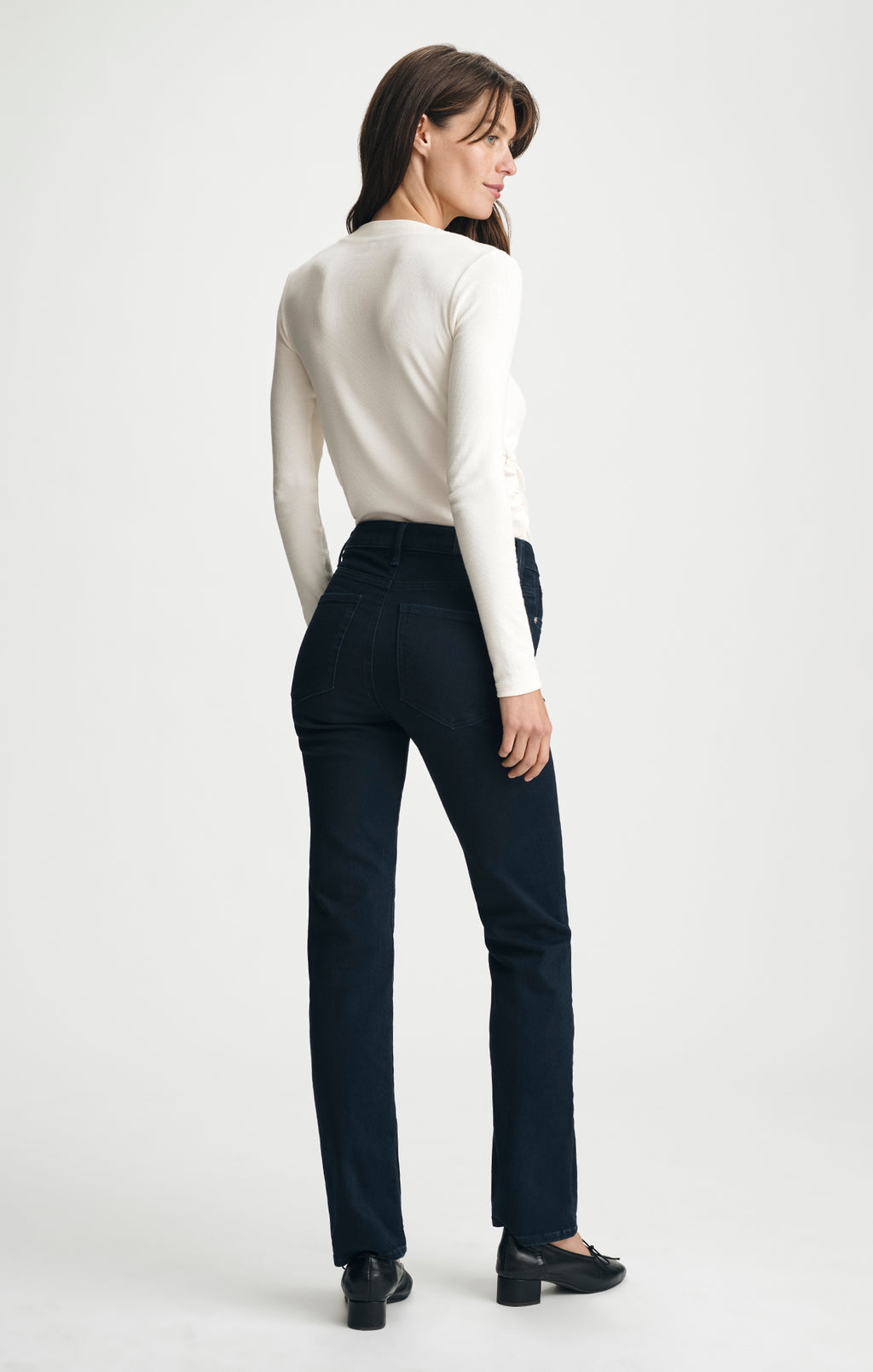 KENDRA STRAIGHT LEG IN INK FLEX BLUE - Mavi Jeans
