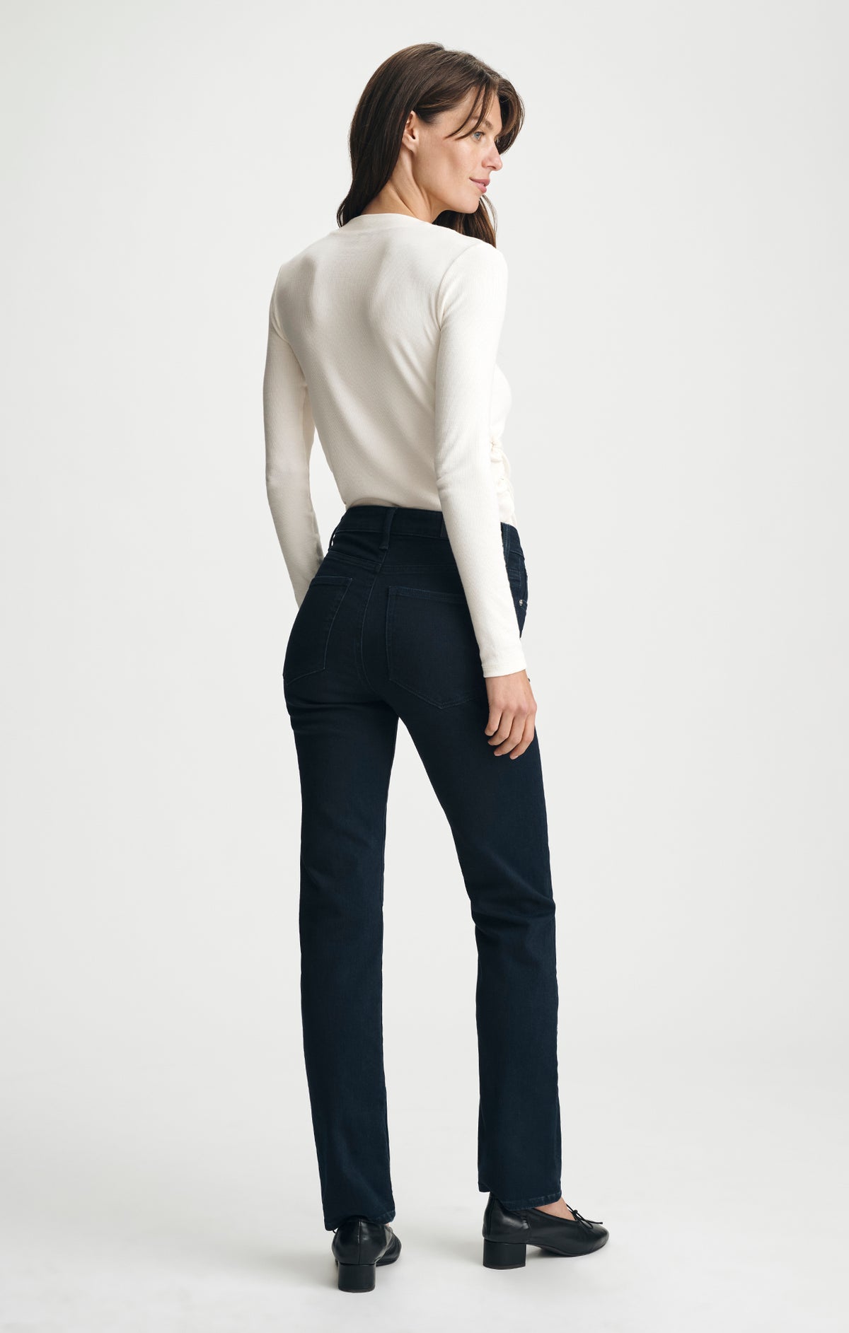 KENDRA STRAIGHT LEG IN INK FLEX BLUE - Mavi Jeans