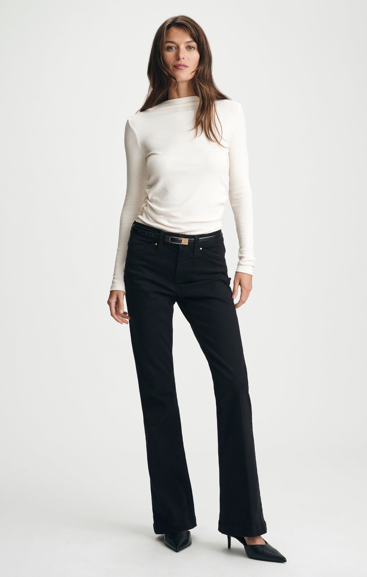 SYDNEY FLARE IN BLACK GOLD PREMIUM