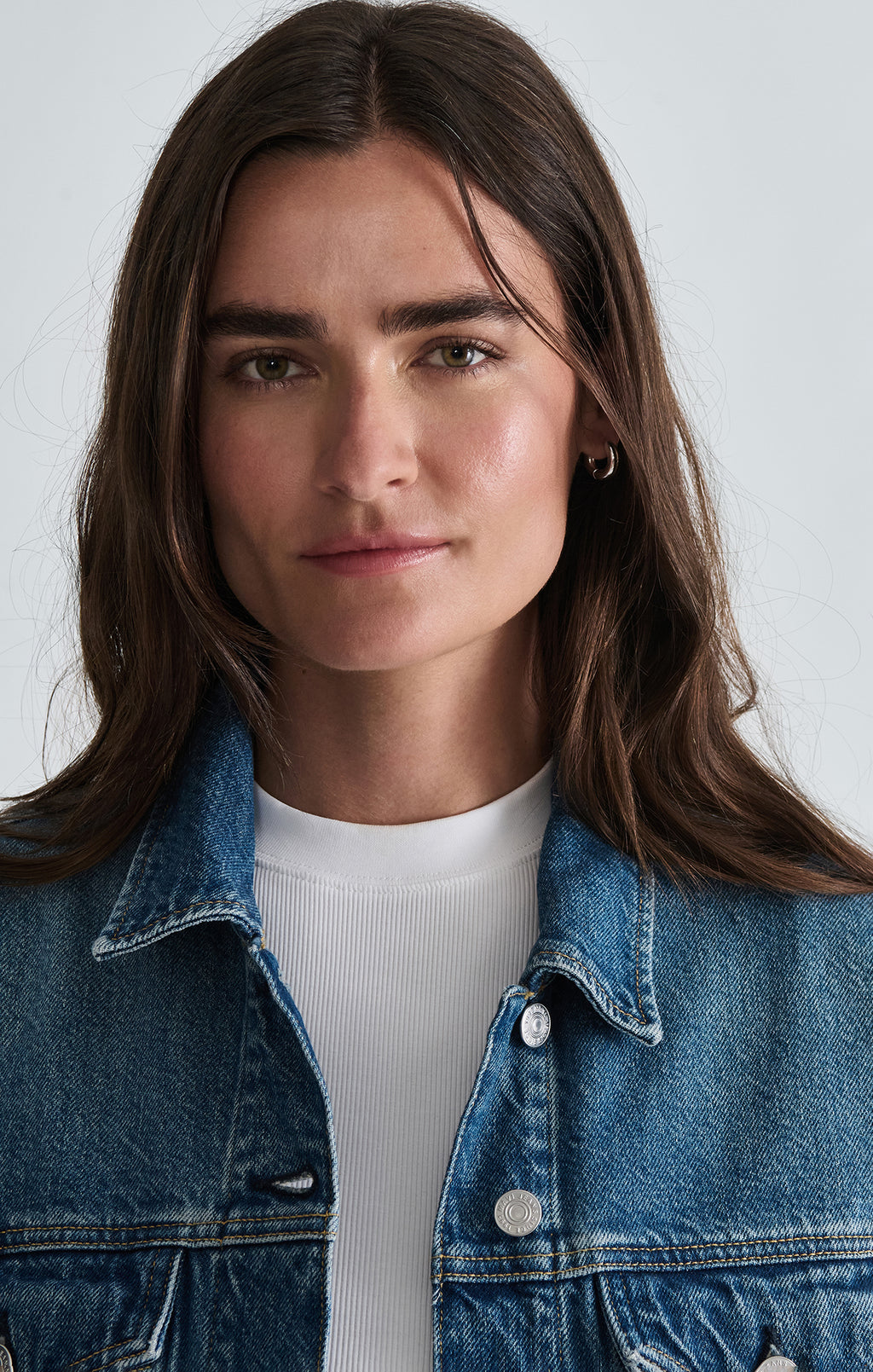 RUBY DENIM JACKET IN MID SHADED CLASSIC BLUE - Mavi Jeans