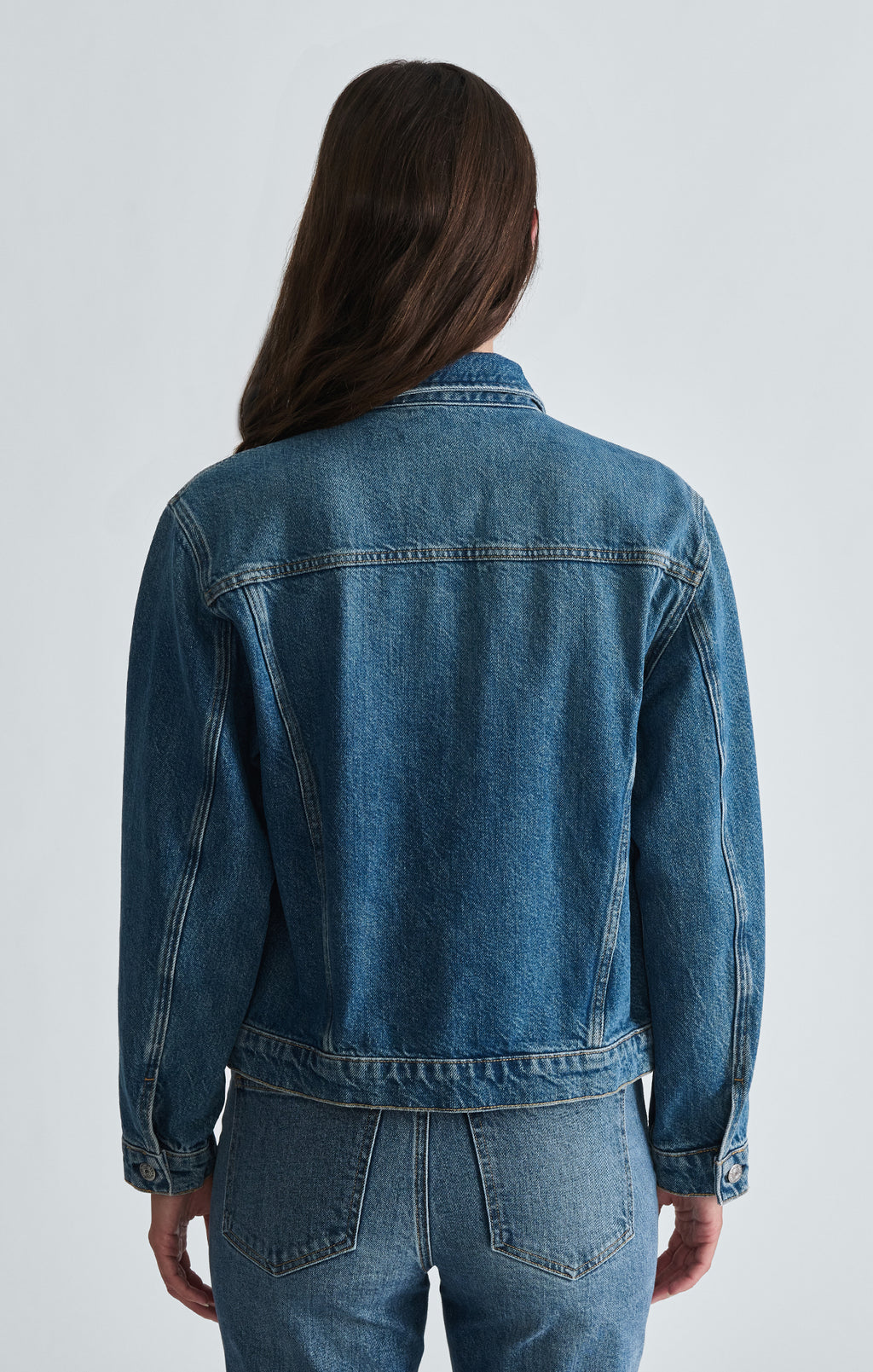 RUBY DENIM JACKET IN MID SHADED CLASSIC BLUE - Mavi Jeans