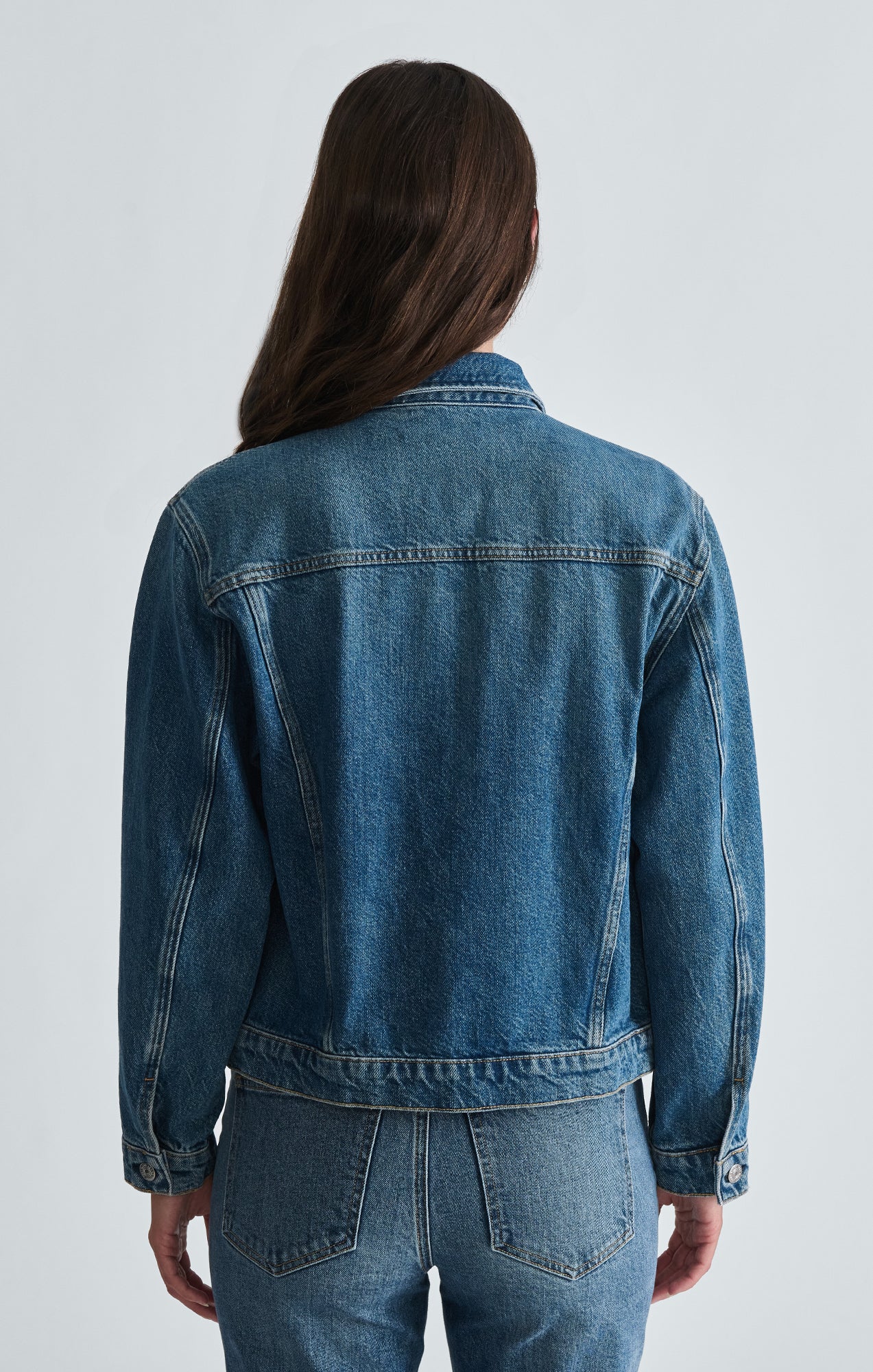 RUBY DENIM JACKET IN MID SHADED CLASSIC BLUE - Mavi Jeans