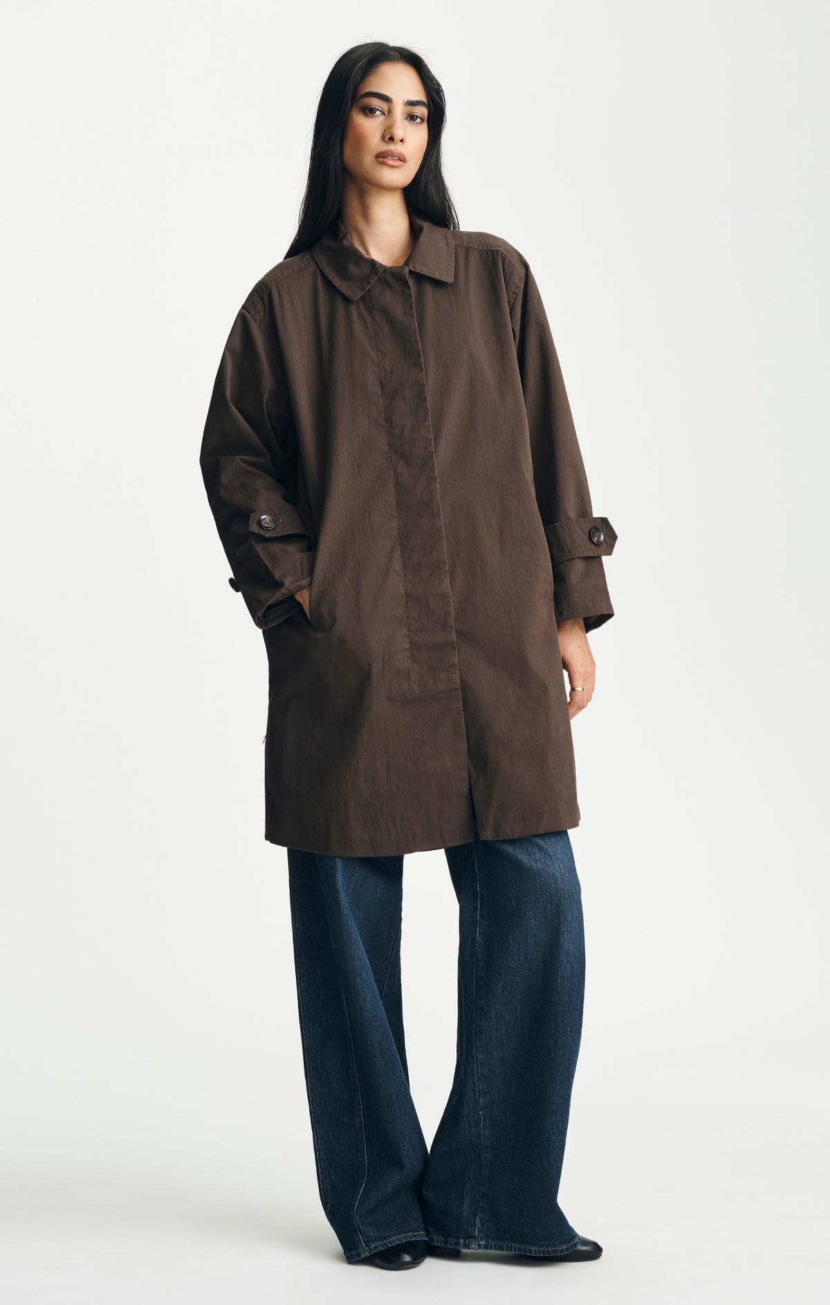 OVERSIZED TRENCH COAT IN DELICIOSO - Mavi Jeans
