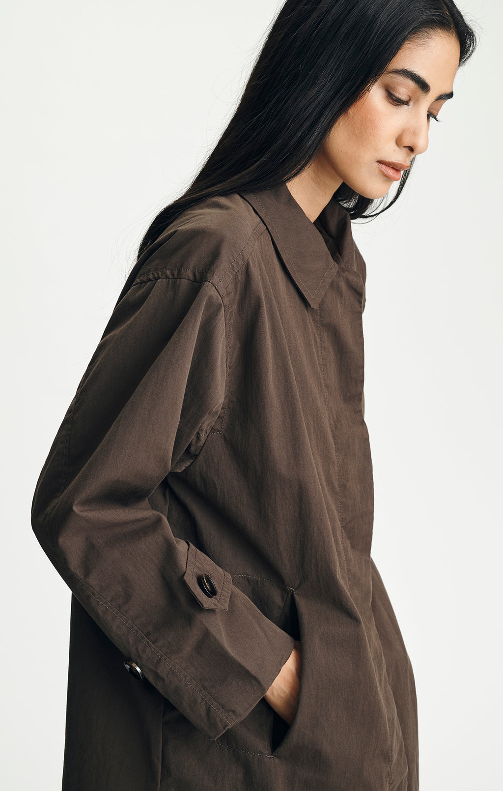 OVERSIZED TRENCH COAT IN DELICIOSO - Mavi Jeans