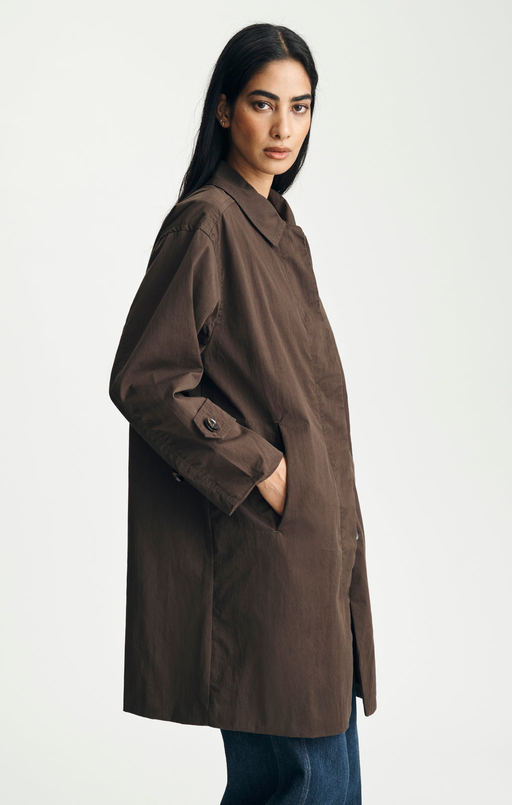 OVERSIZED TRENCH COAT IN DELICIOSO - Mavi Jeans