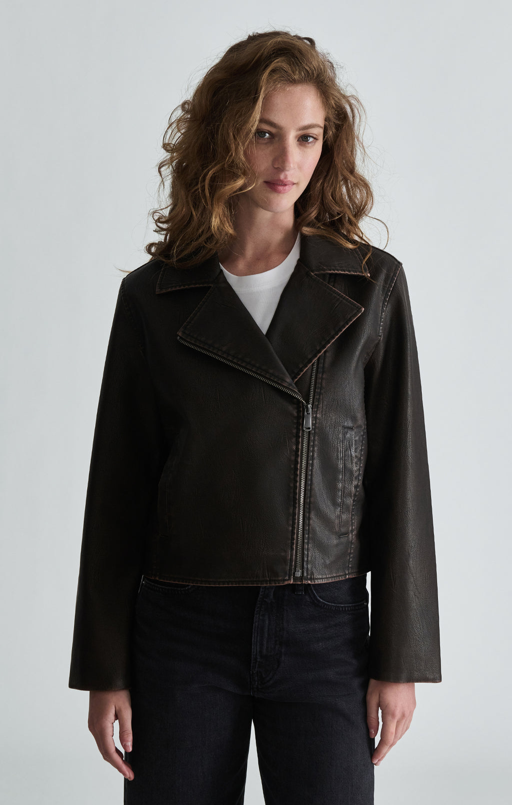 WOMEN JACKET IN DARK BROWN - Mavi Jeans