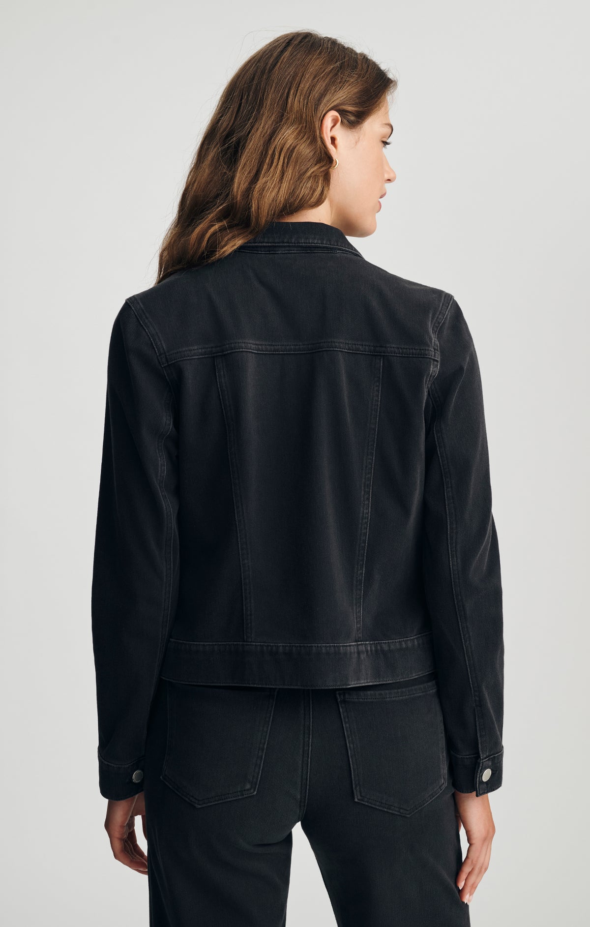 SAMANTHA DENIM JACKET IN DARK SMOKE MOVE - Mavi Jeans