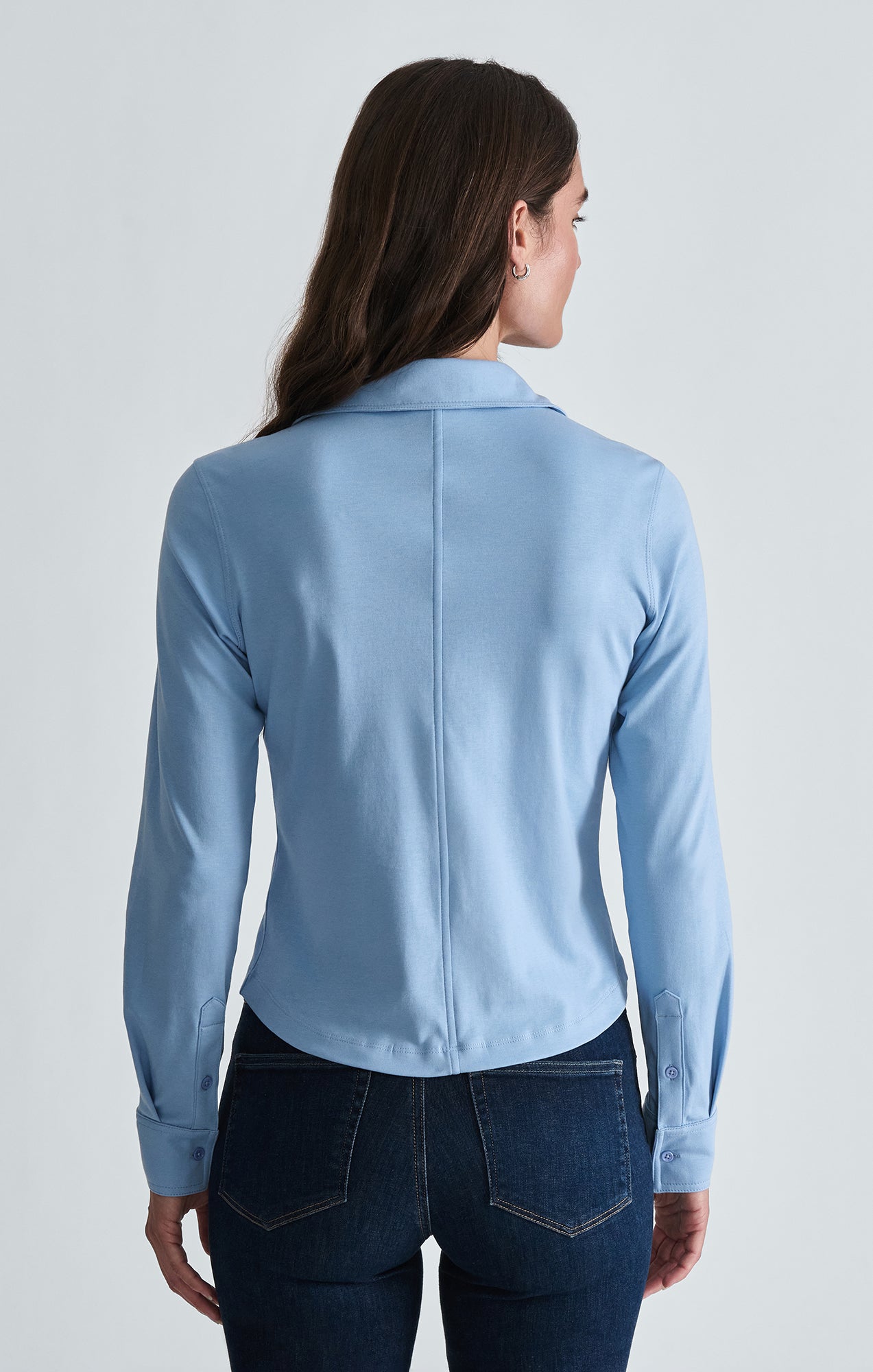 LONG SLEEVE SHIRT IN BEL AIR BLUE - Mavi Jeans
