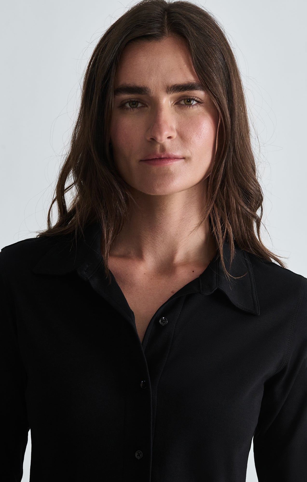 LONG SLEEVE SHIRT IN BLACK - Mavi Jeans