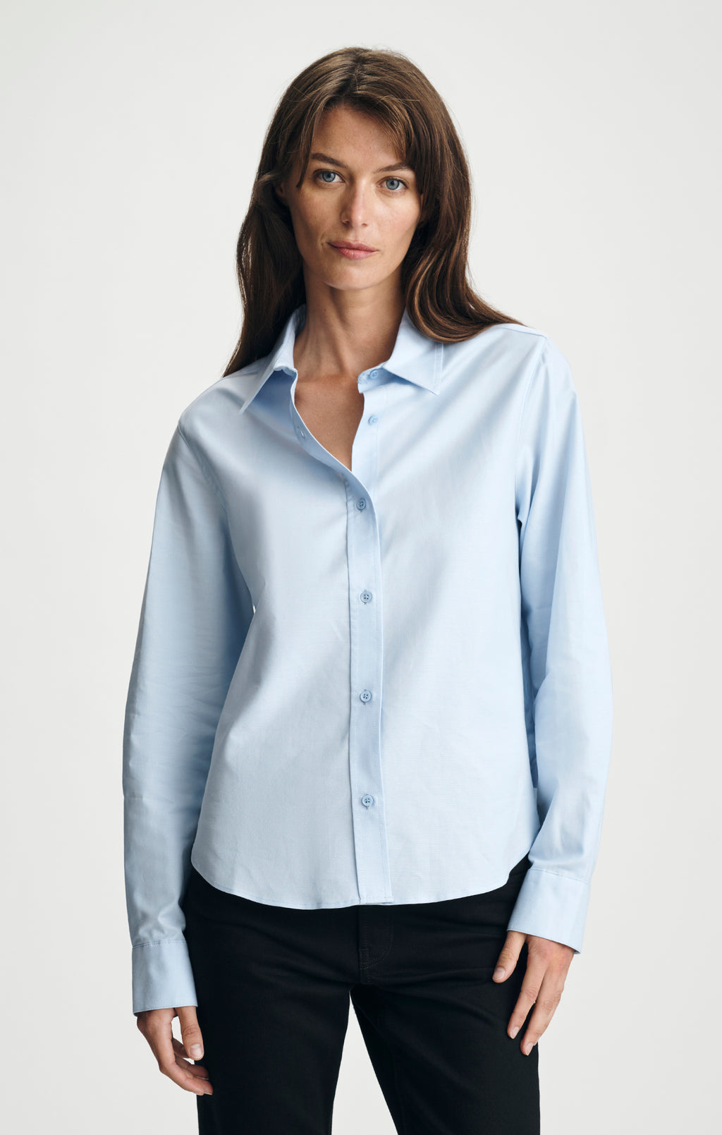 TENCEL™ BUTTON-UP SHIRT IN CASHMERE BLUE - Mavi Jeans