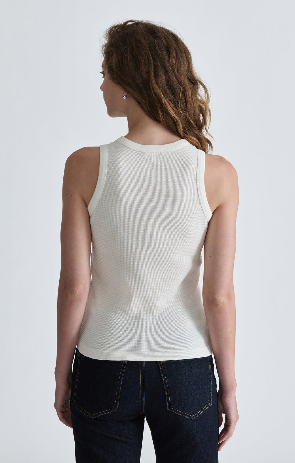 HENLEY TANK IN ANTIQUE WHITE - Mavi Jeans
