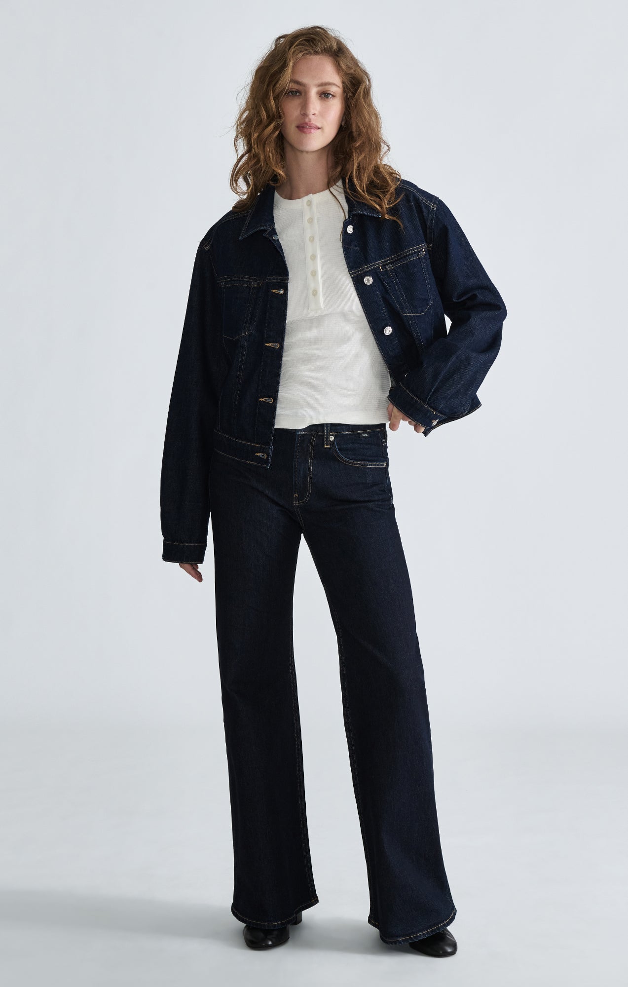 HENLEY TANK IN ANTIQUE WHITE - Mavi Jeans