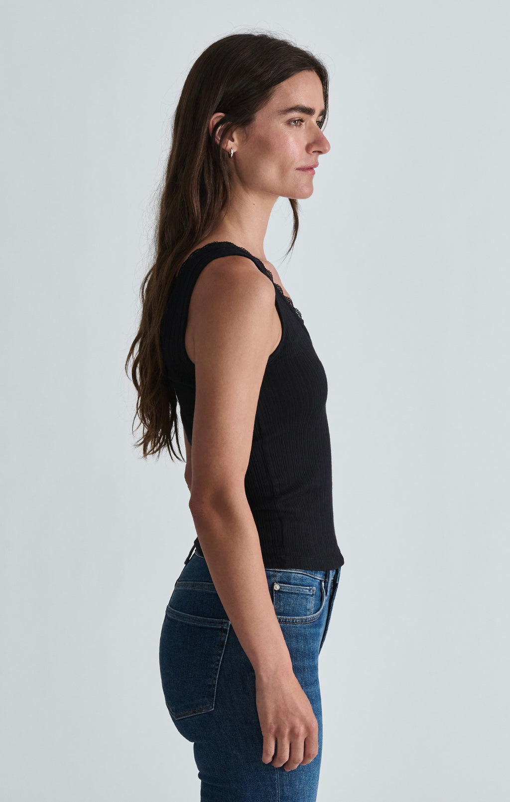 STRAP FASHION JERSEY IN BLACK - Mavi Jeans