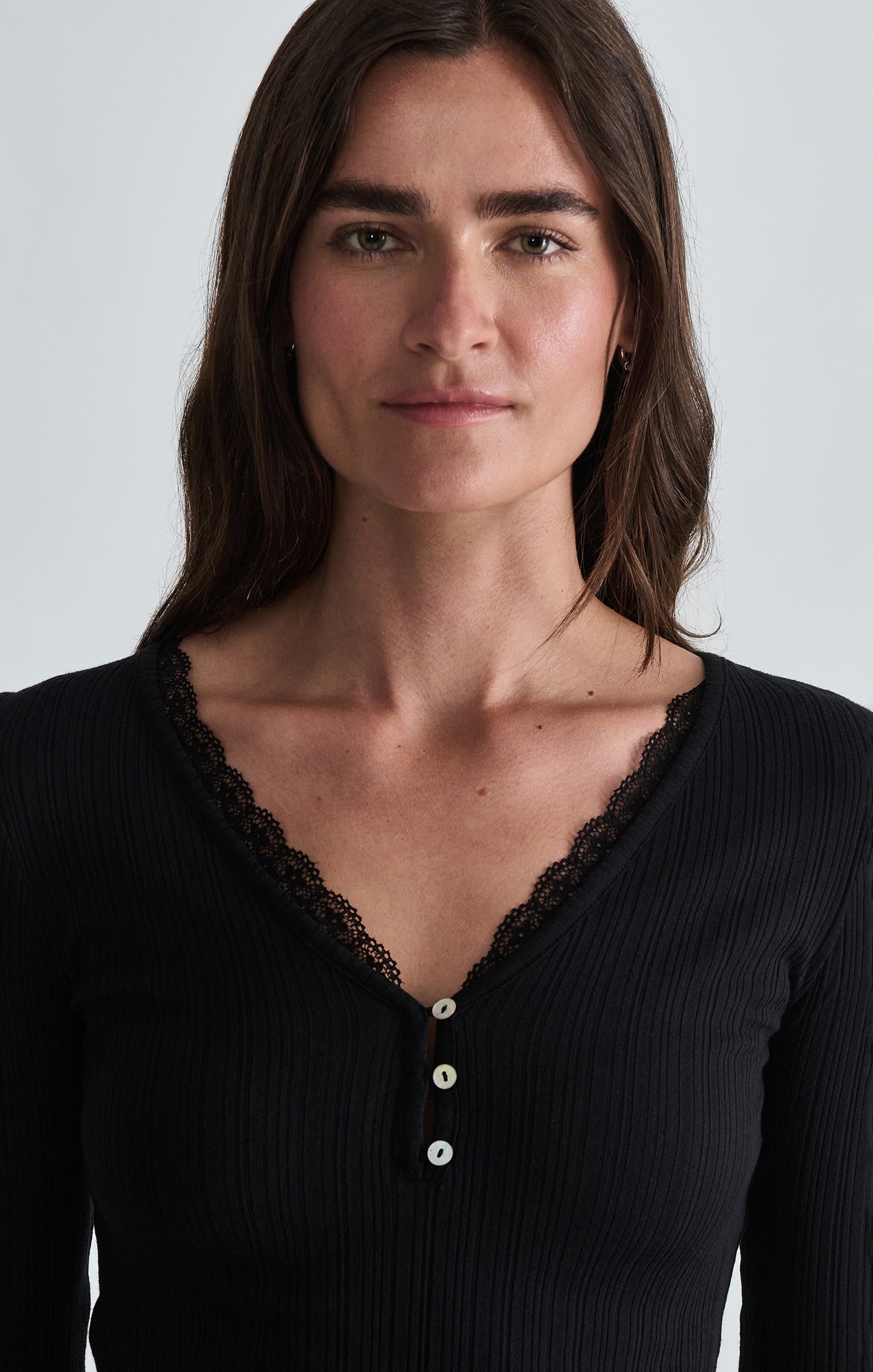 LONG SLEEVE JERSEY IN BLACK - Mavi Jeans