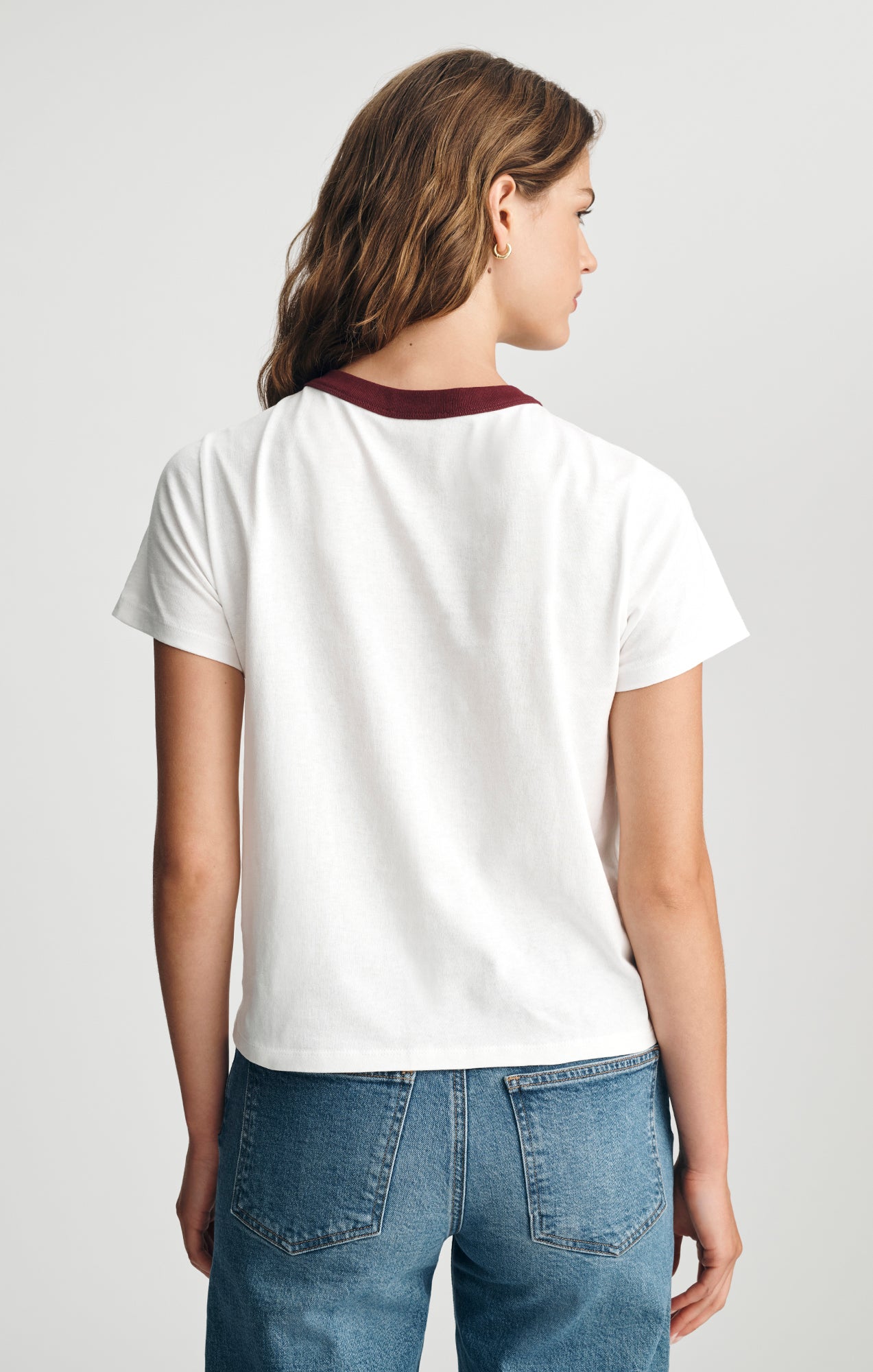SHORT SLEEVE T-SHIRT IN ANTIQUE WHITE - Mavi Jeans
