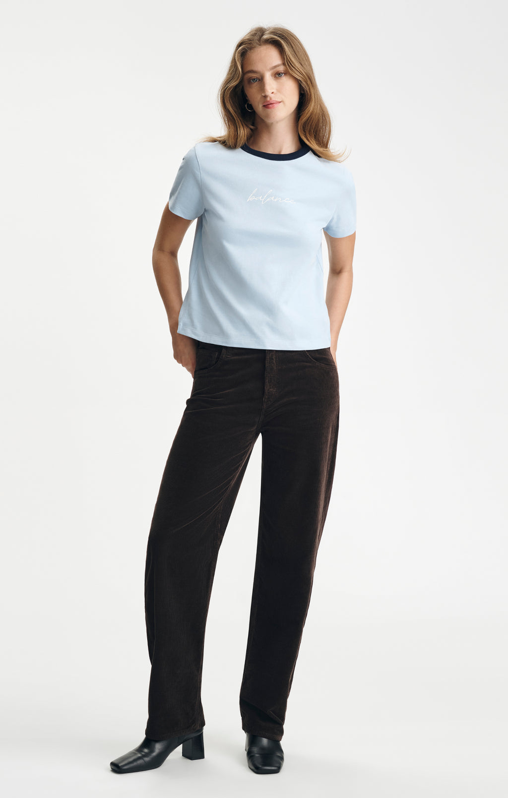 BALANCE GRAPHIC T-SHIRT IN KENTUCKY BLUE - Mavi Jeans